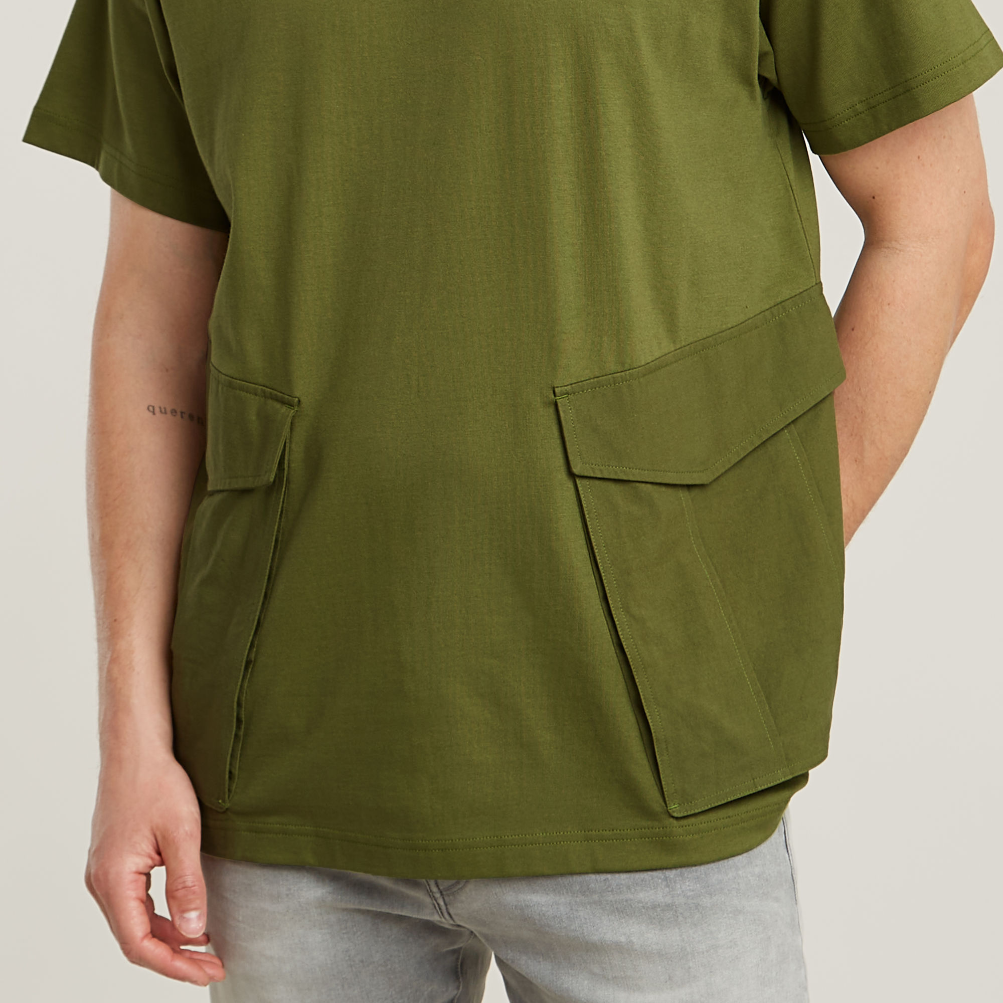 G-Star RAW Rovic Loose T-shirt Groen Heren