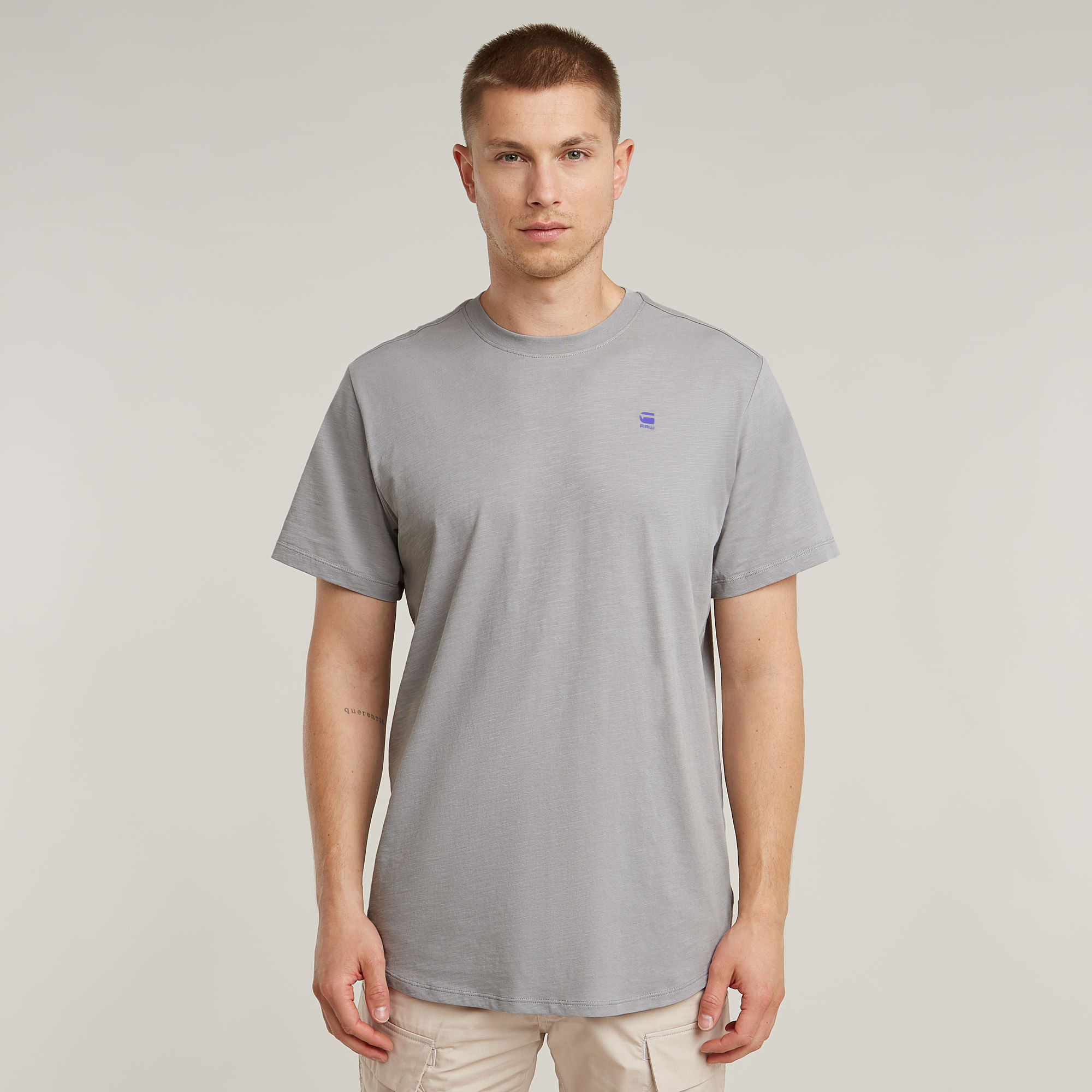 G-Star RAW Lash Back Graphic T-Shirt Grijs Heren