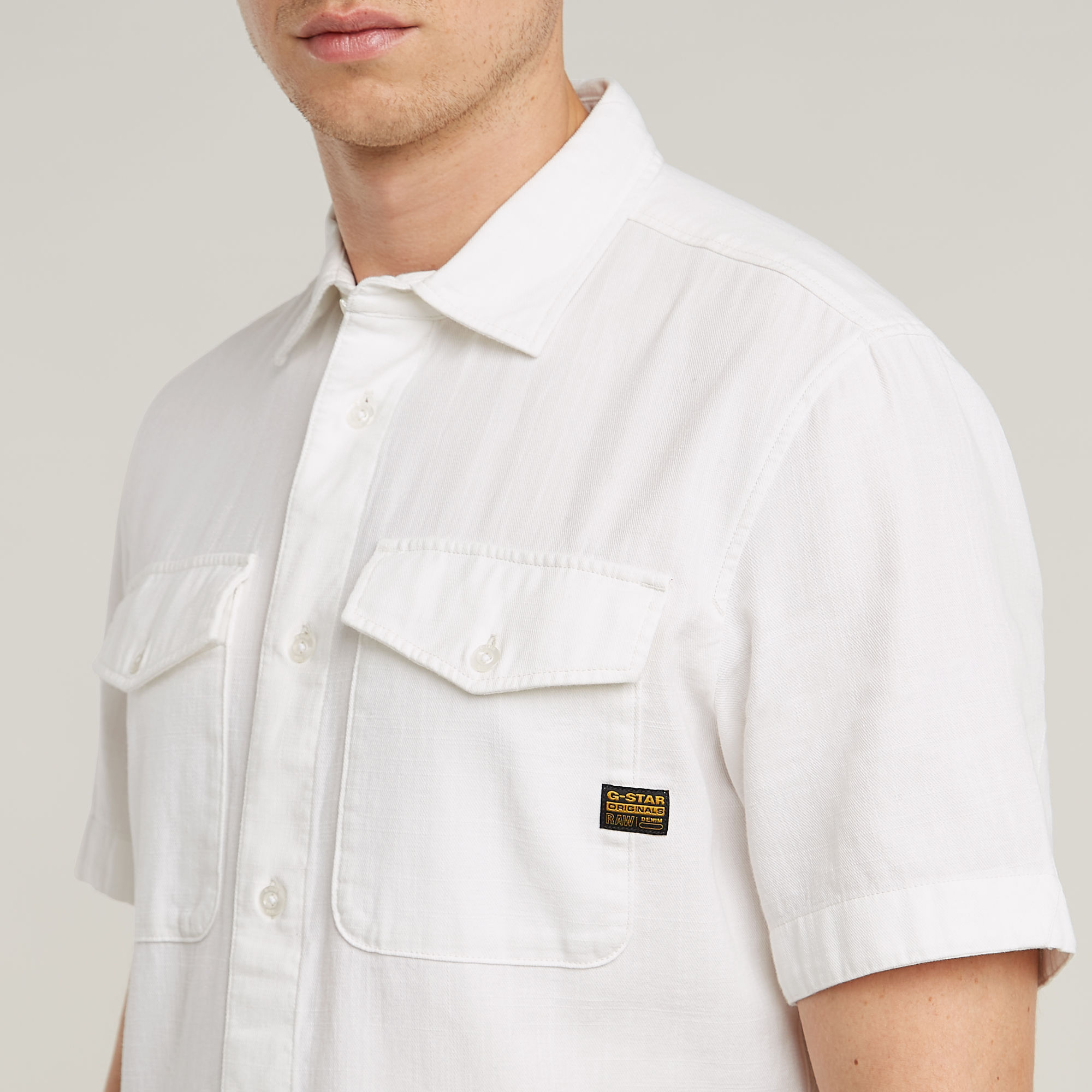 G-Star RAW Marine Slim Shirt Wit Heren