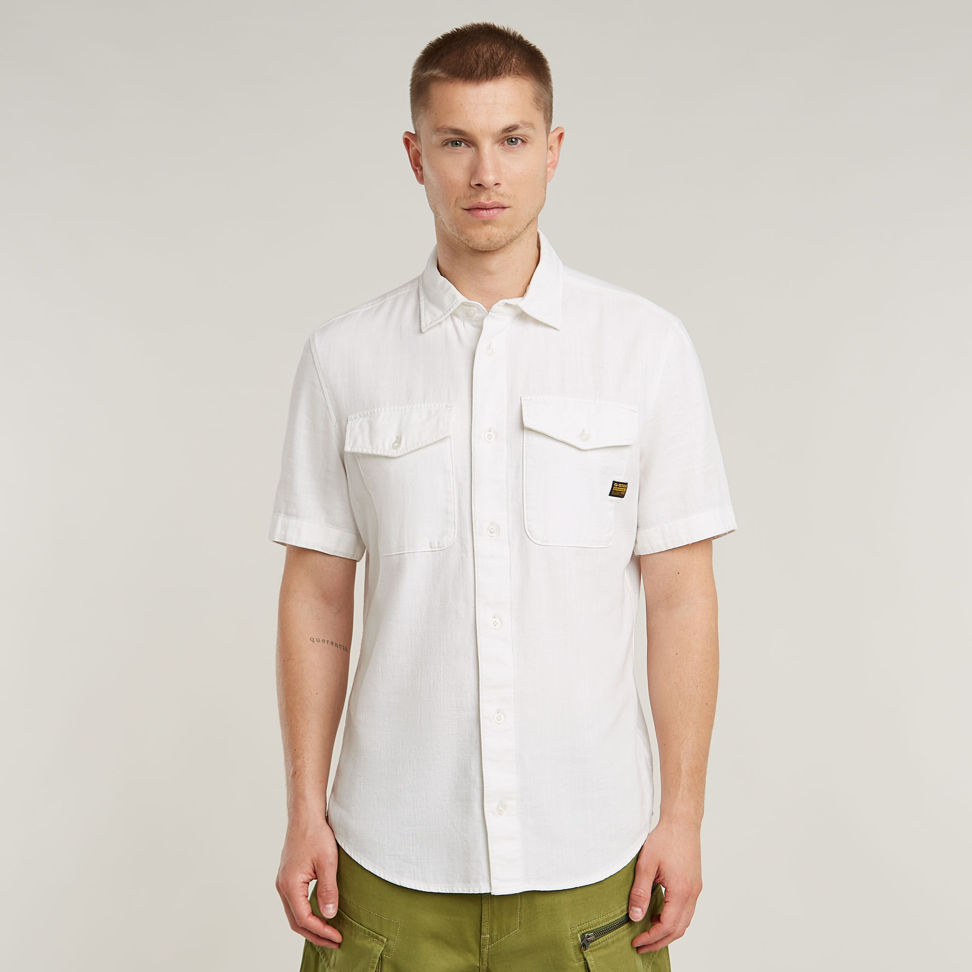 

Marine Slim Shirt - White - Men
