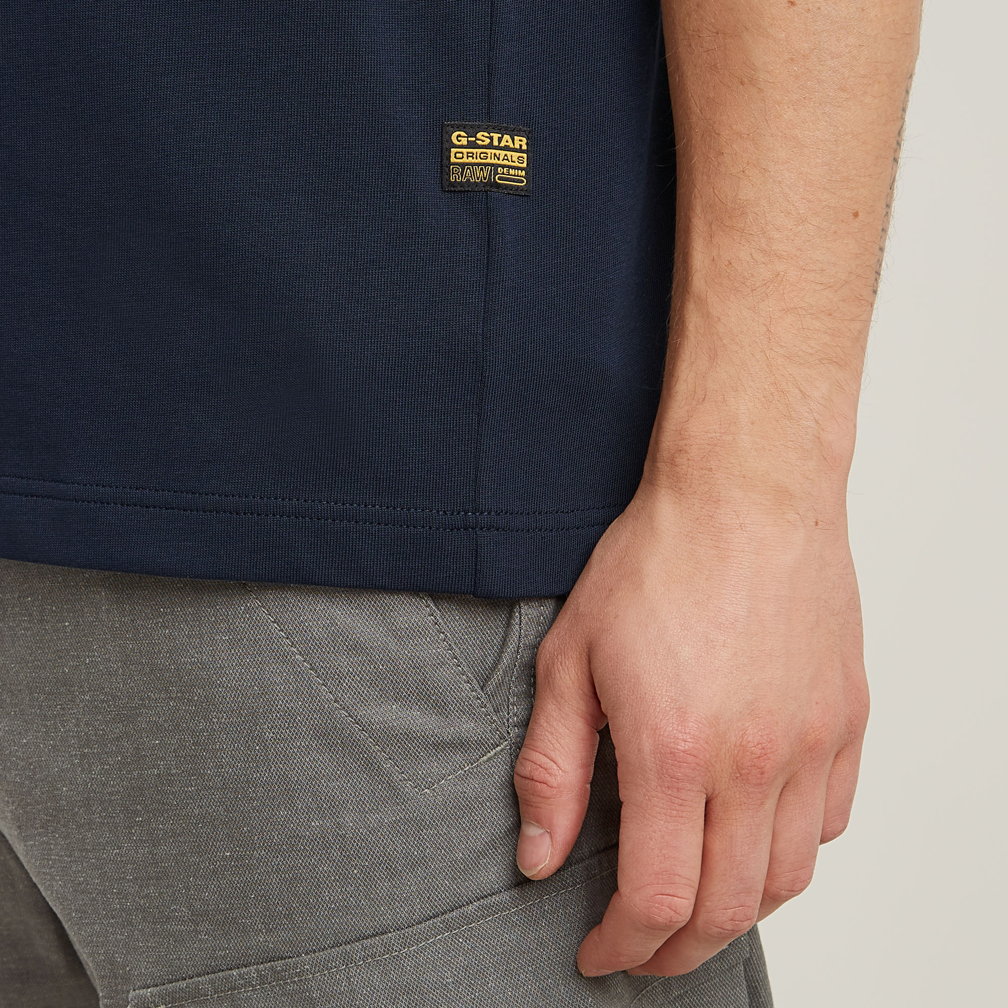 G-Star RAW Back Graphic Arch T-shirt Donkerblauw Heren