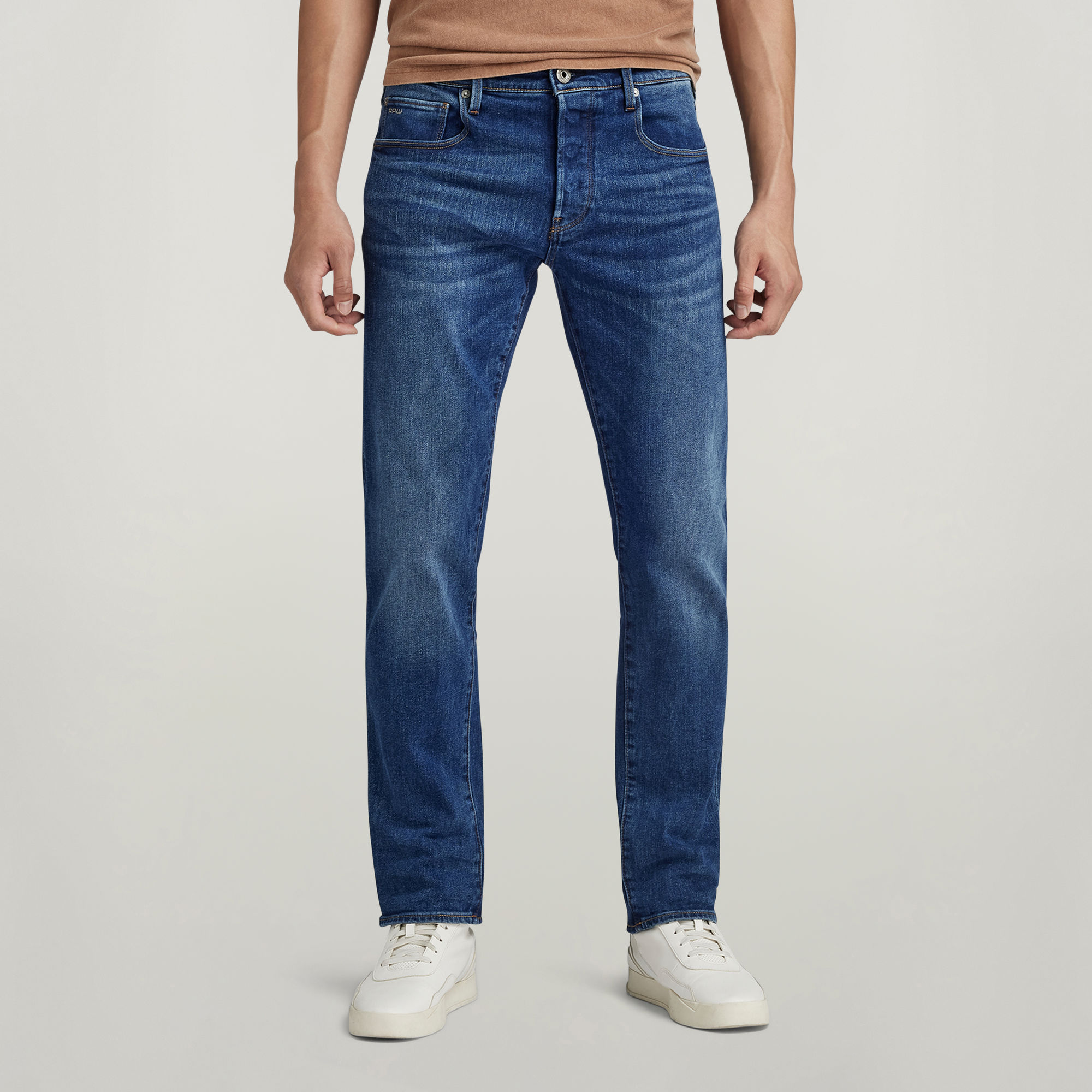 

3301 Regular Straight Jeans - Medium blue - Men