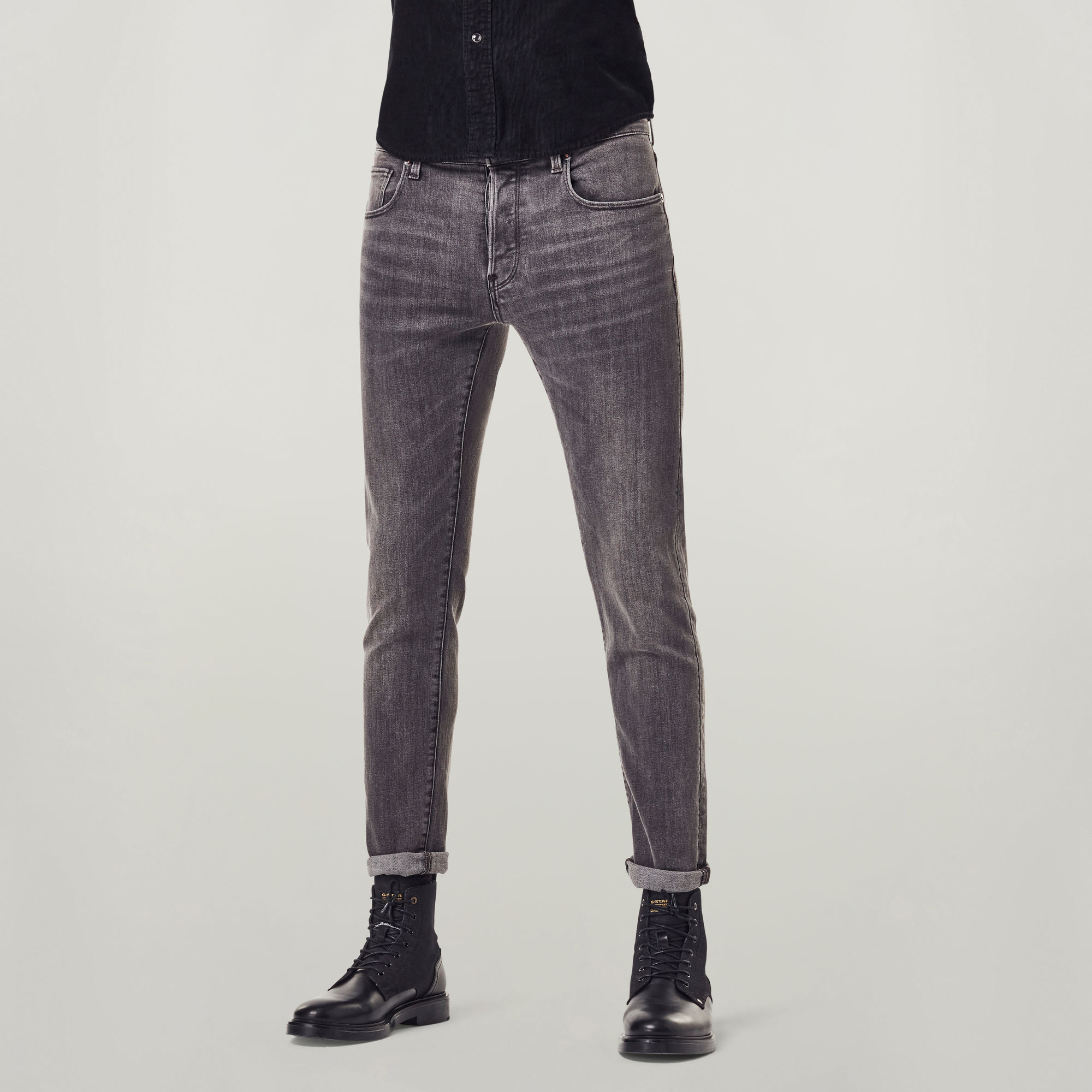 

3301 Slim Jeans - Black - Men