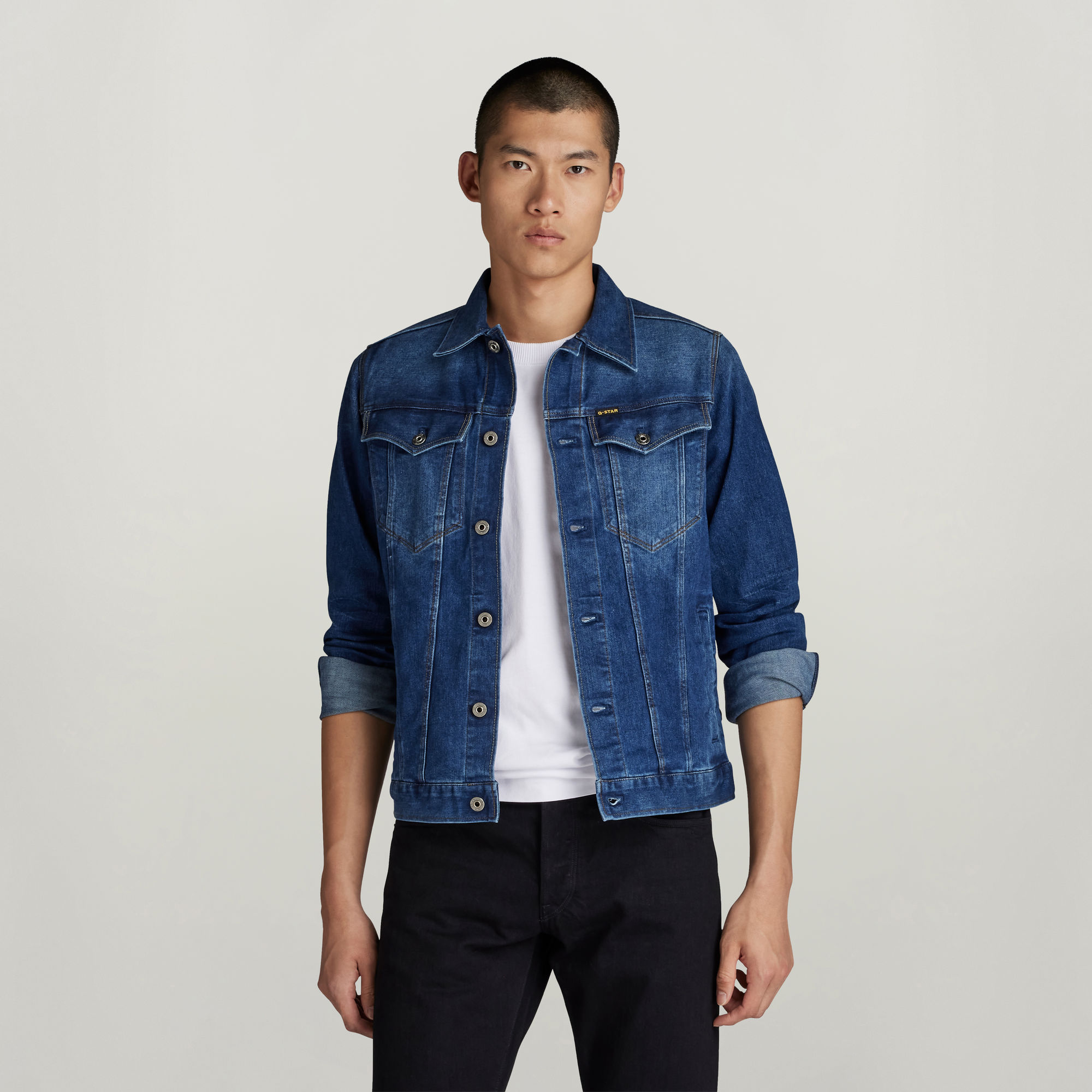 G-Star RAW 3301 Slim Jack Midden blauw Heren