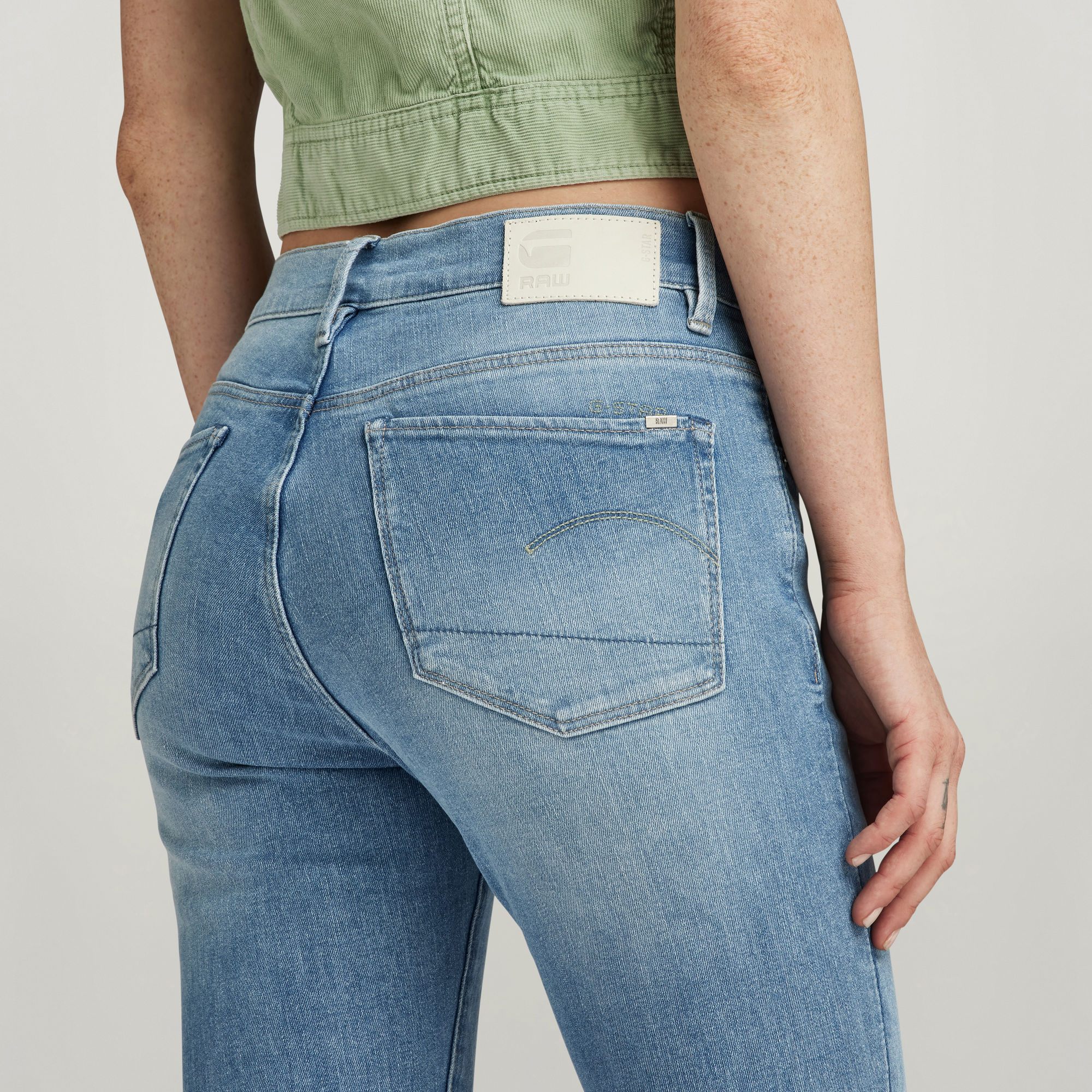 Thumbnail - 3301 Skinny Jeans - Mittelblau - Damen