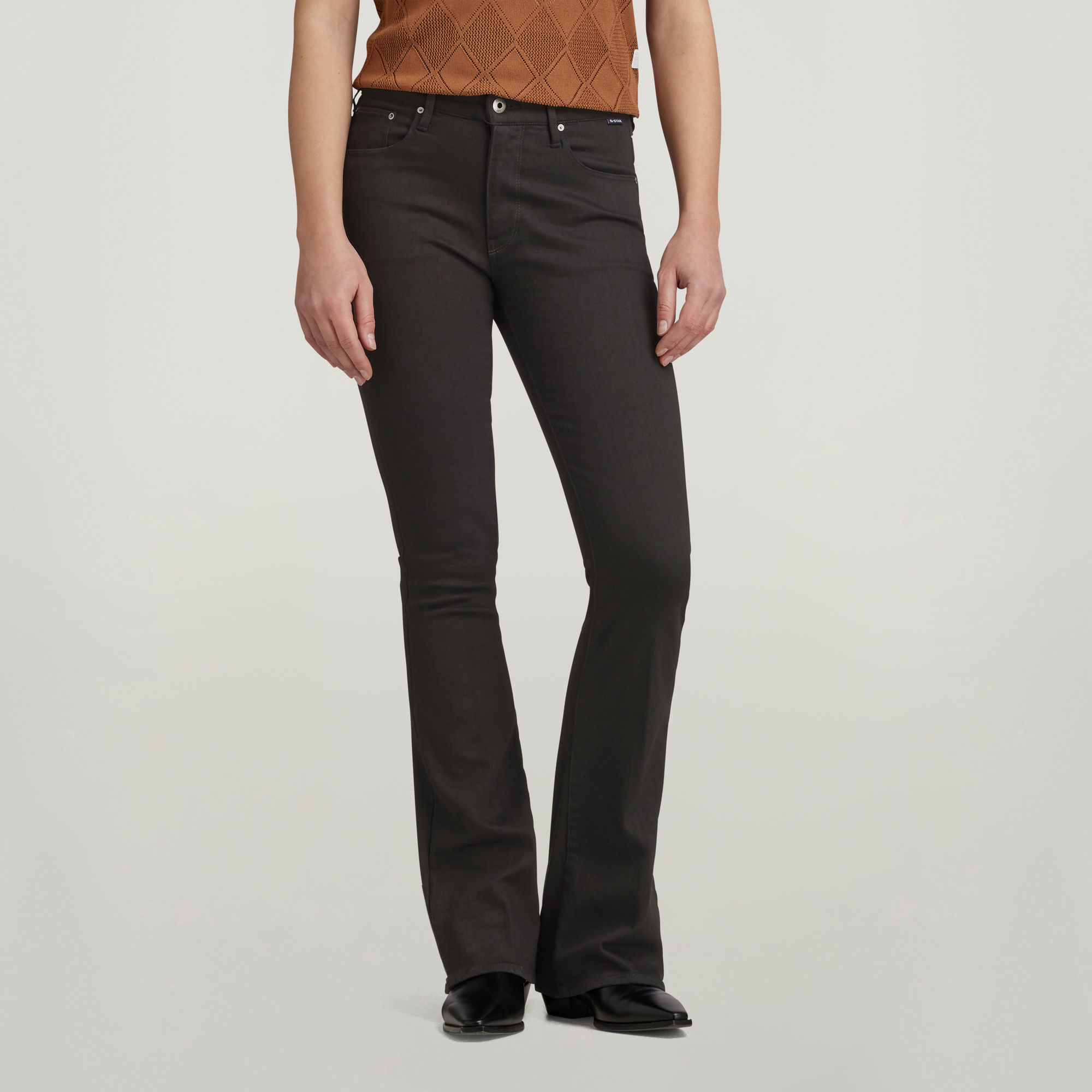 

3301 Flare Jeans - Zwart - Dames