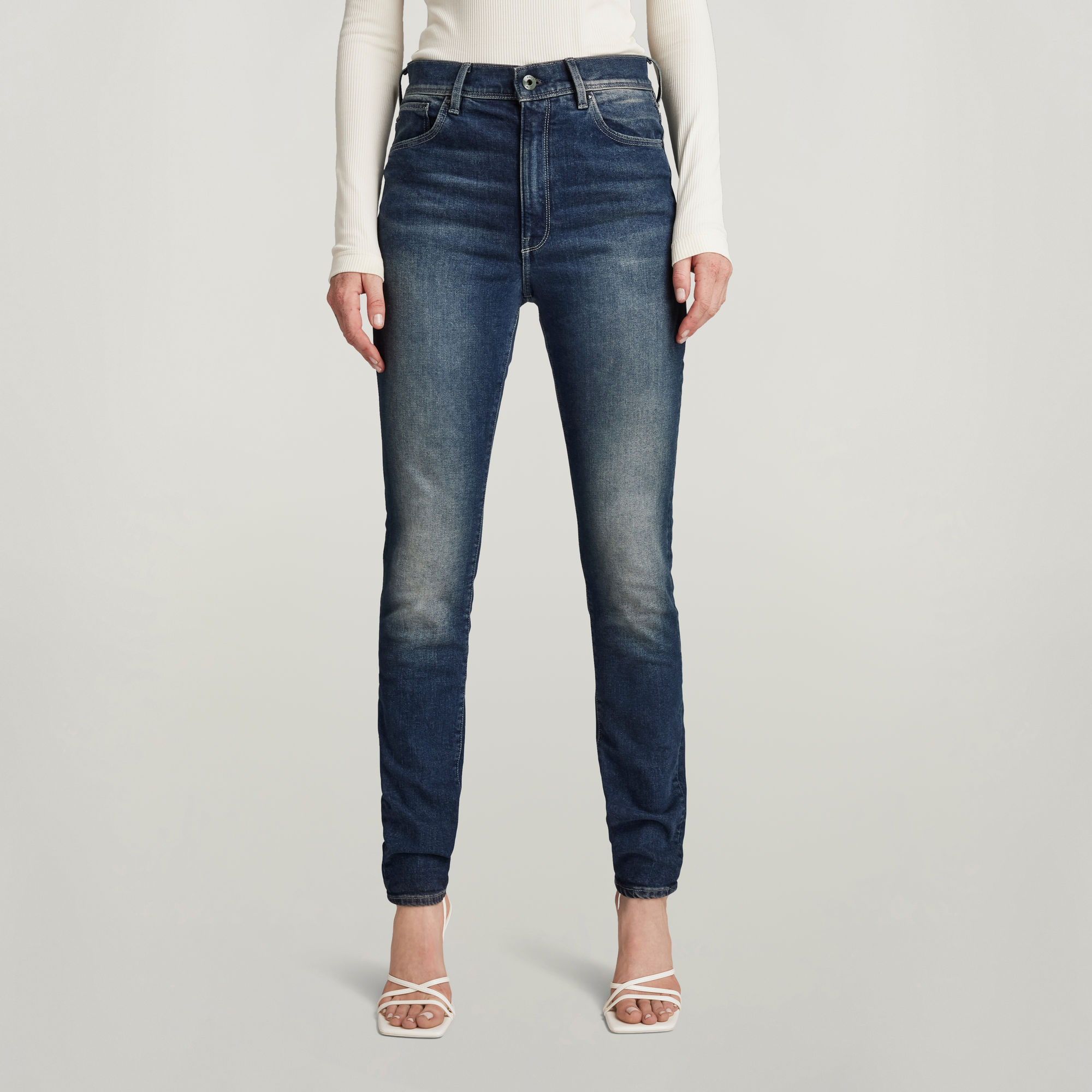 

Kafey Ultra High Skinny Jeans - Donkerblauw - Dames