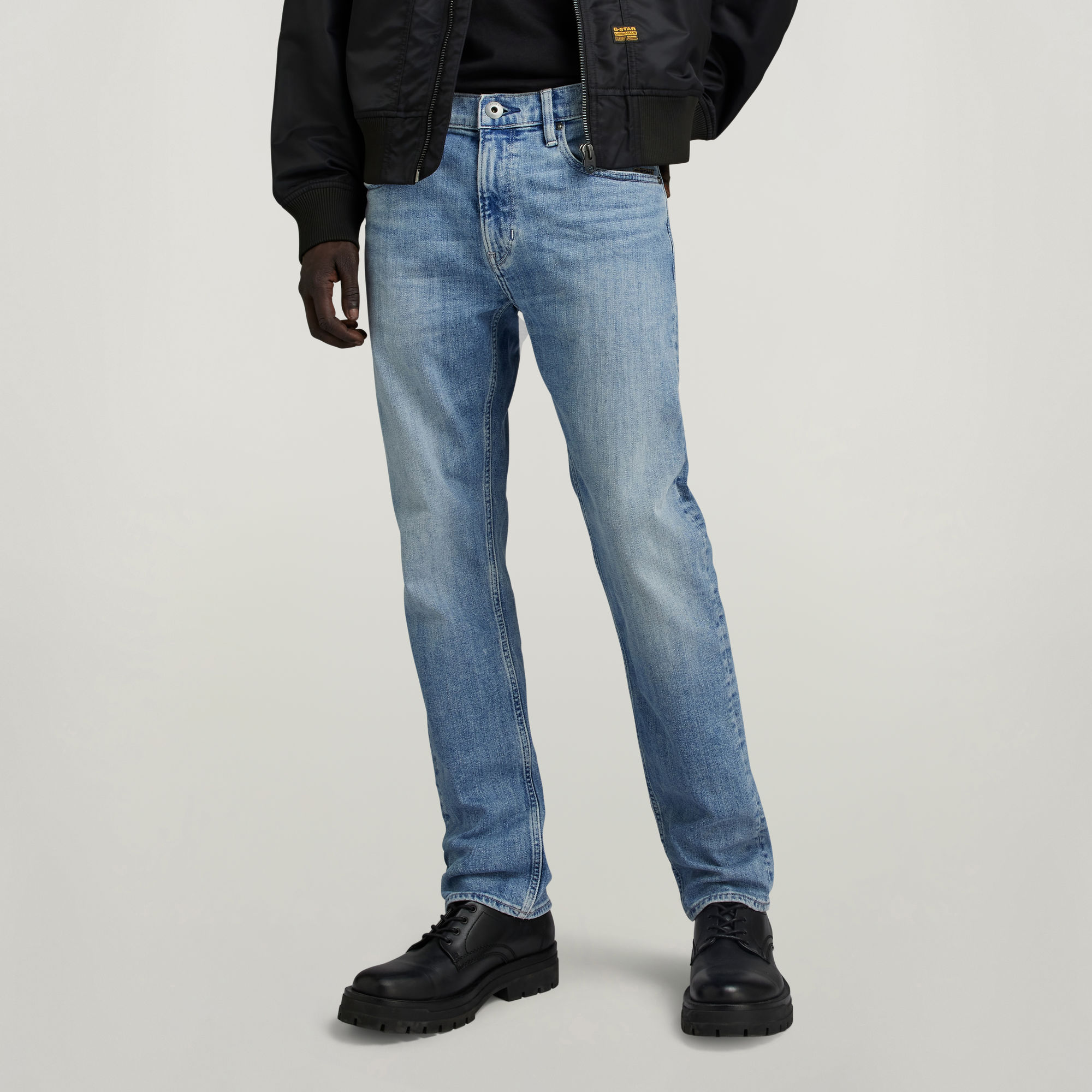 G-Star RAW Mosa Straight fit jeans sun faded amparo blue