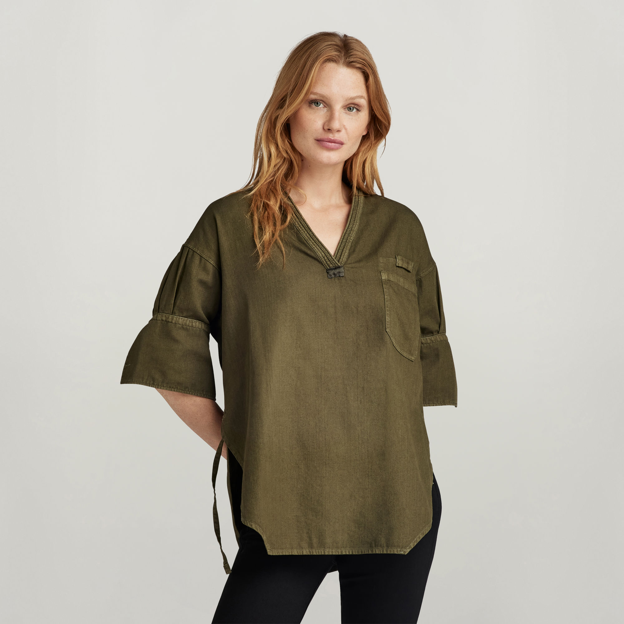 

Woven Tunic - Green - Women