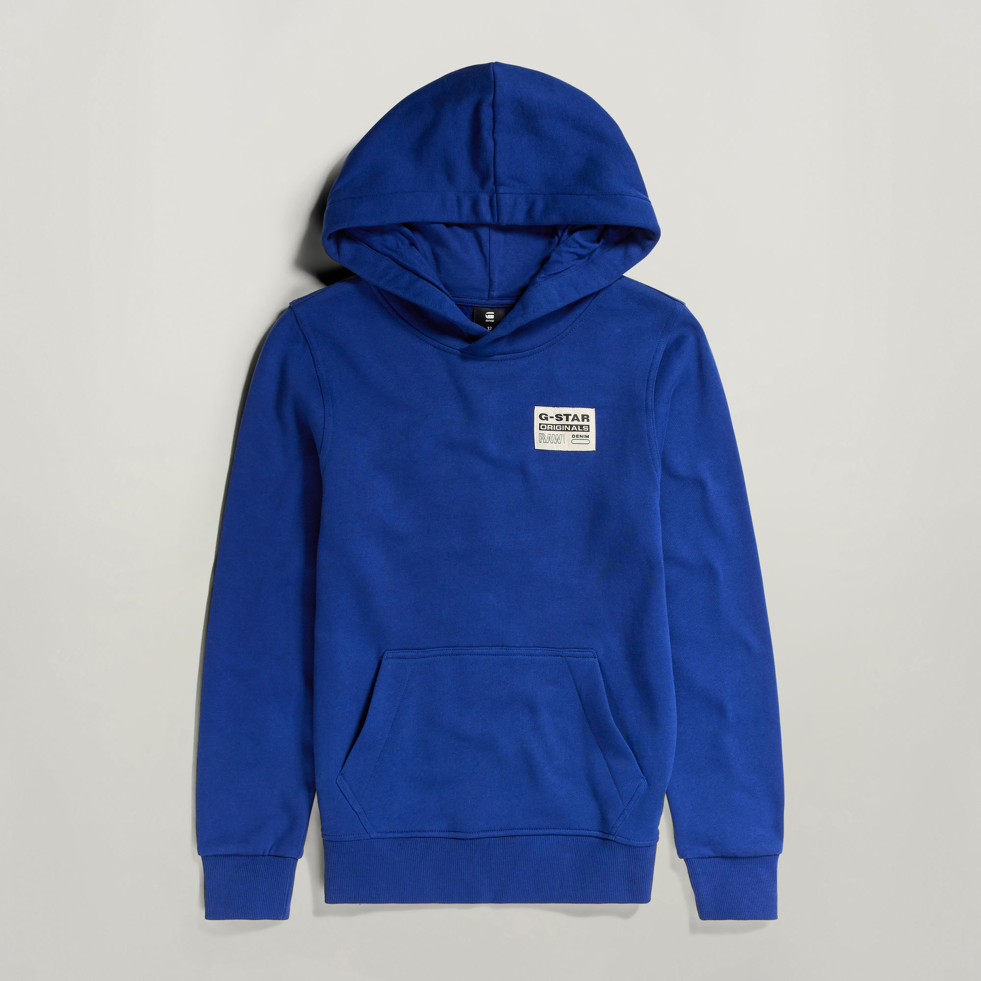 

Boys Hooded Sweater Originals Patch - Medium blue - boys