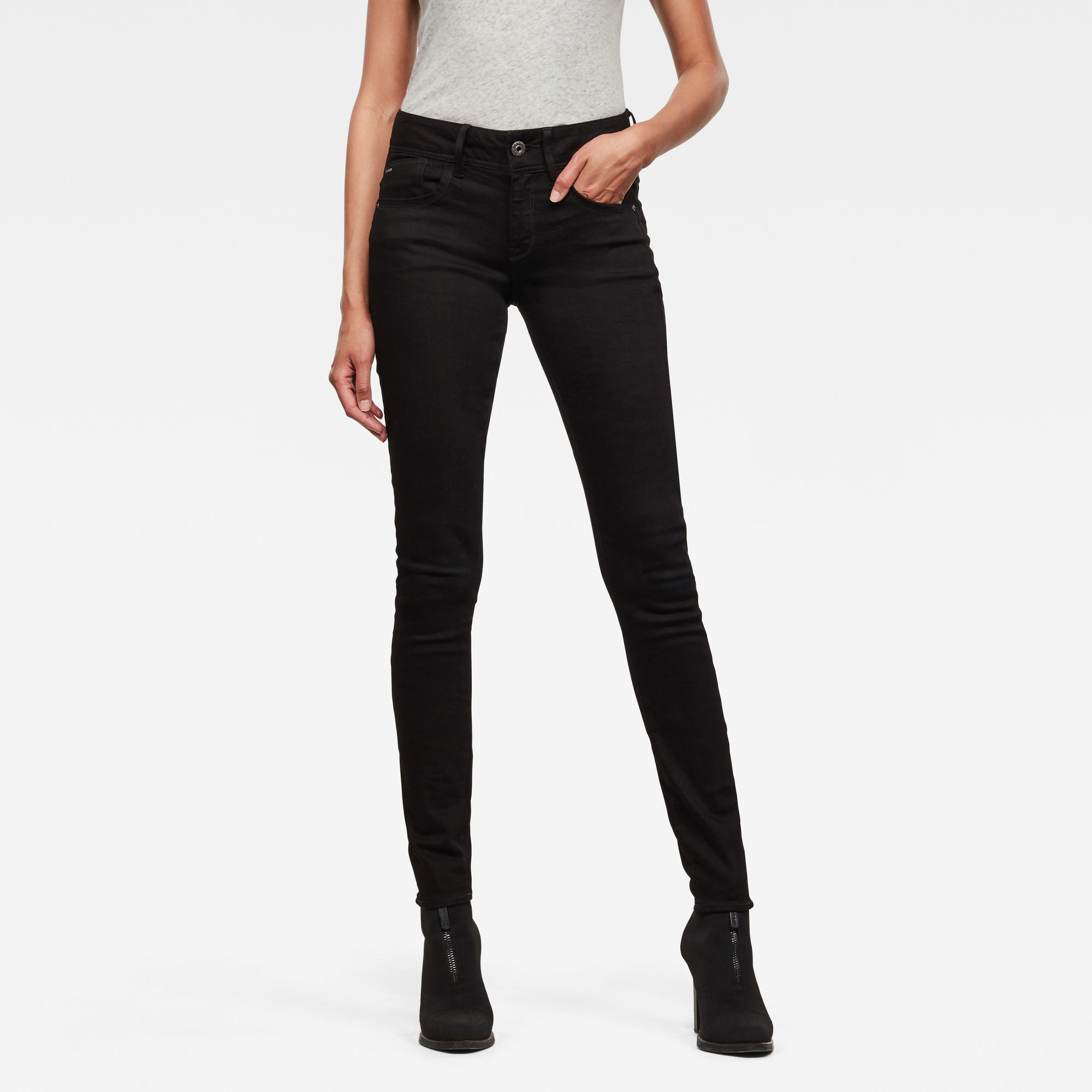 

Lynn Super Skinny Jeans - Black - Women