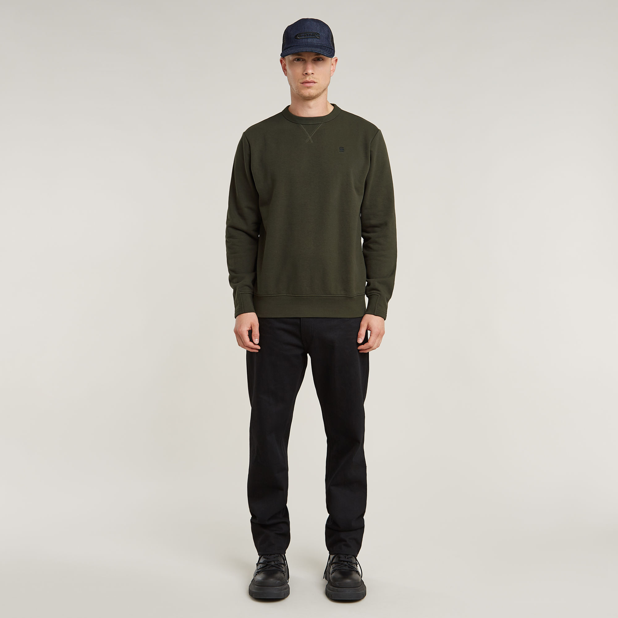 G-Star RAW Nifous Sweater Grijs Heren