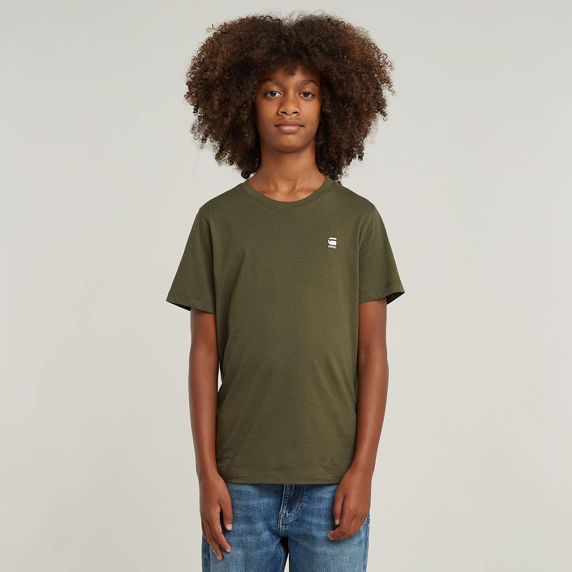 

Boys T-Shirt Regular Back Print - Green - boys