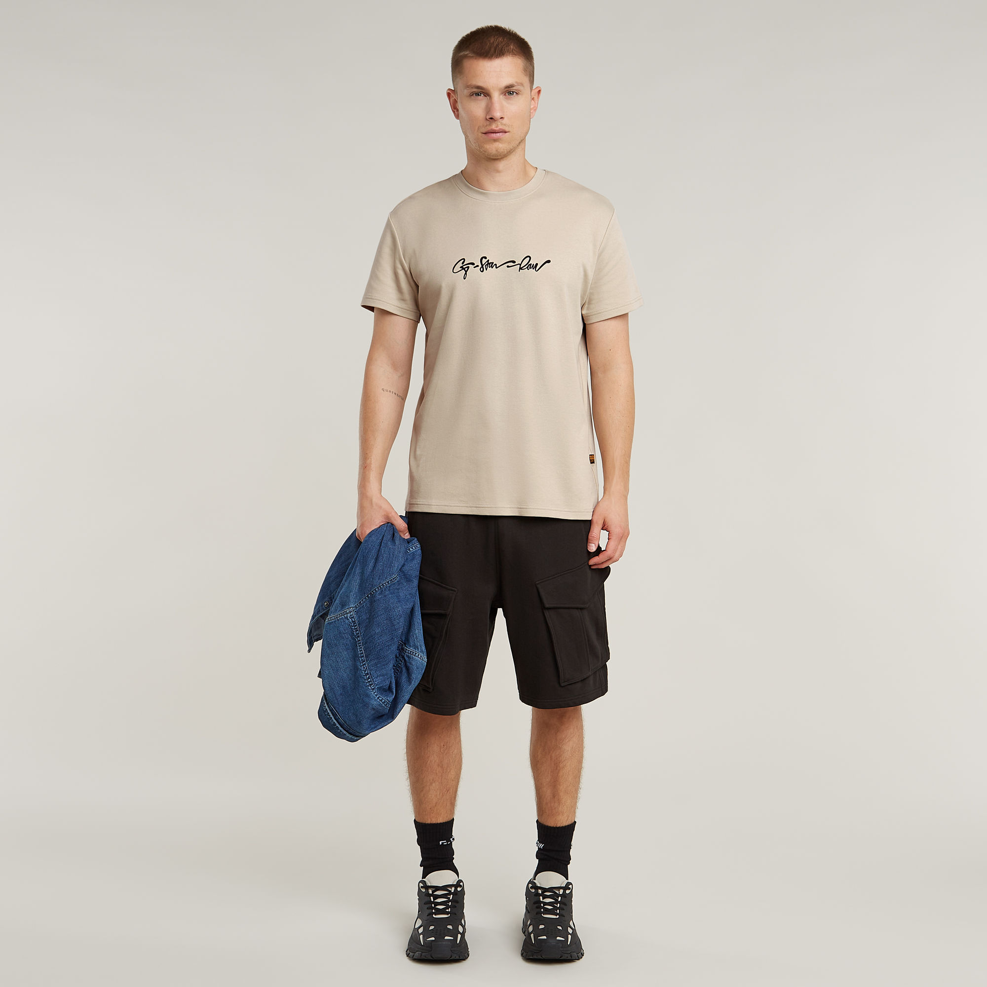 Thumbnail - Rovic Sweat Shorts - Schwarz - Herren