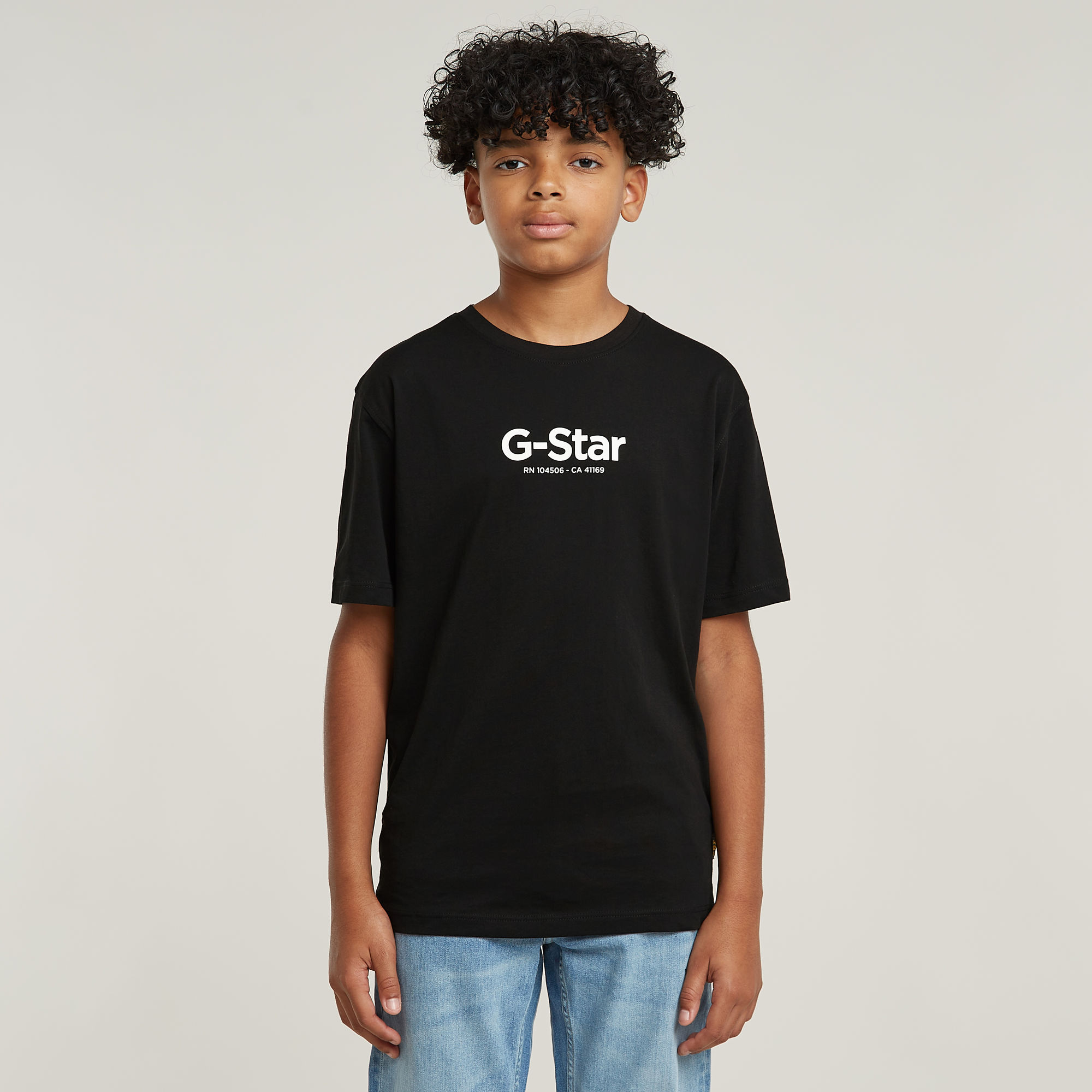 

Boys T-Shirt Loose Logo - Black - boys