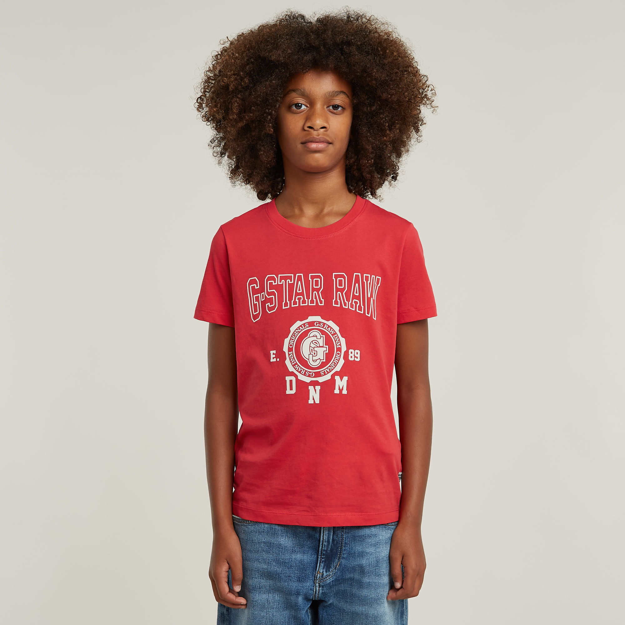 

Boys T-Shirt Regular Varsity - Red - boys