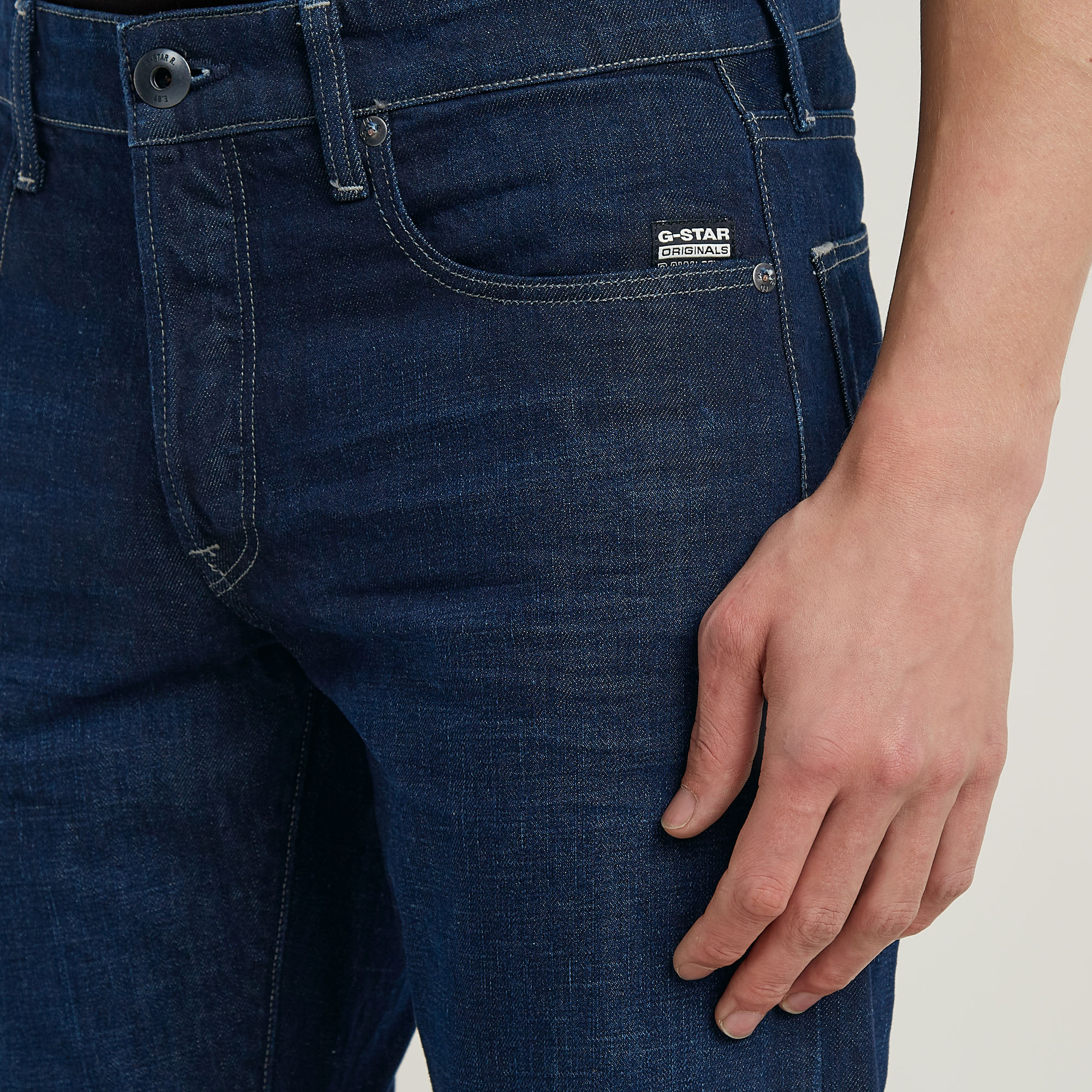 G-Star RAW 3301 Straight Jeans Donkerblauw Heren
