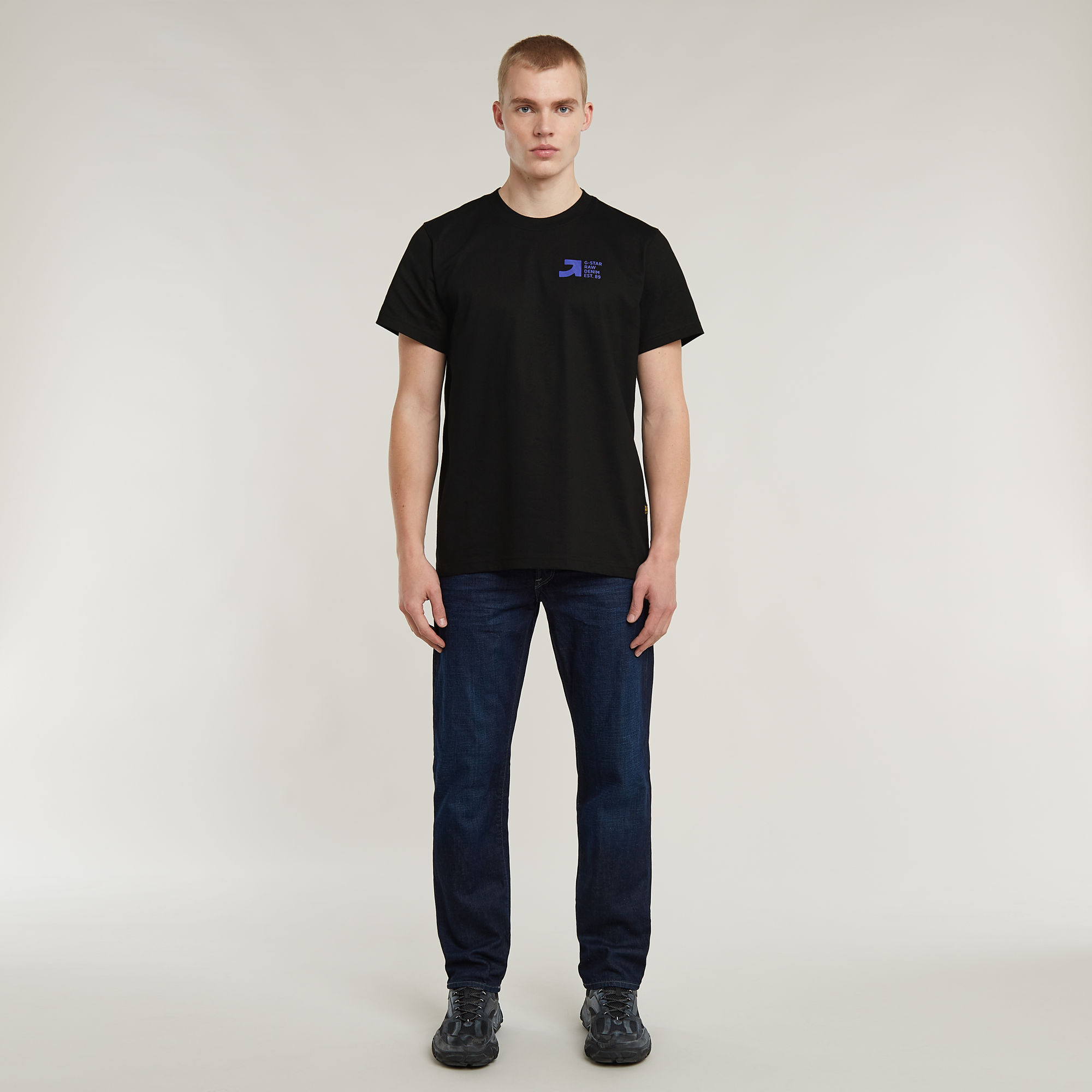 G-Star RAW 3301 Straight Jeans Donkerblauw Heren