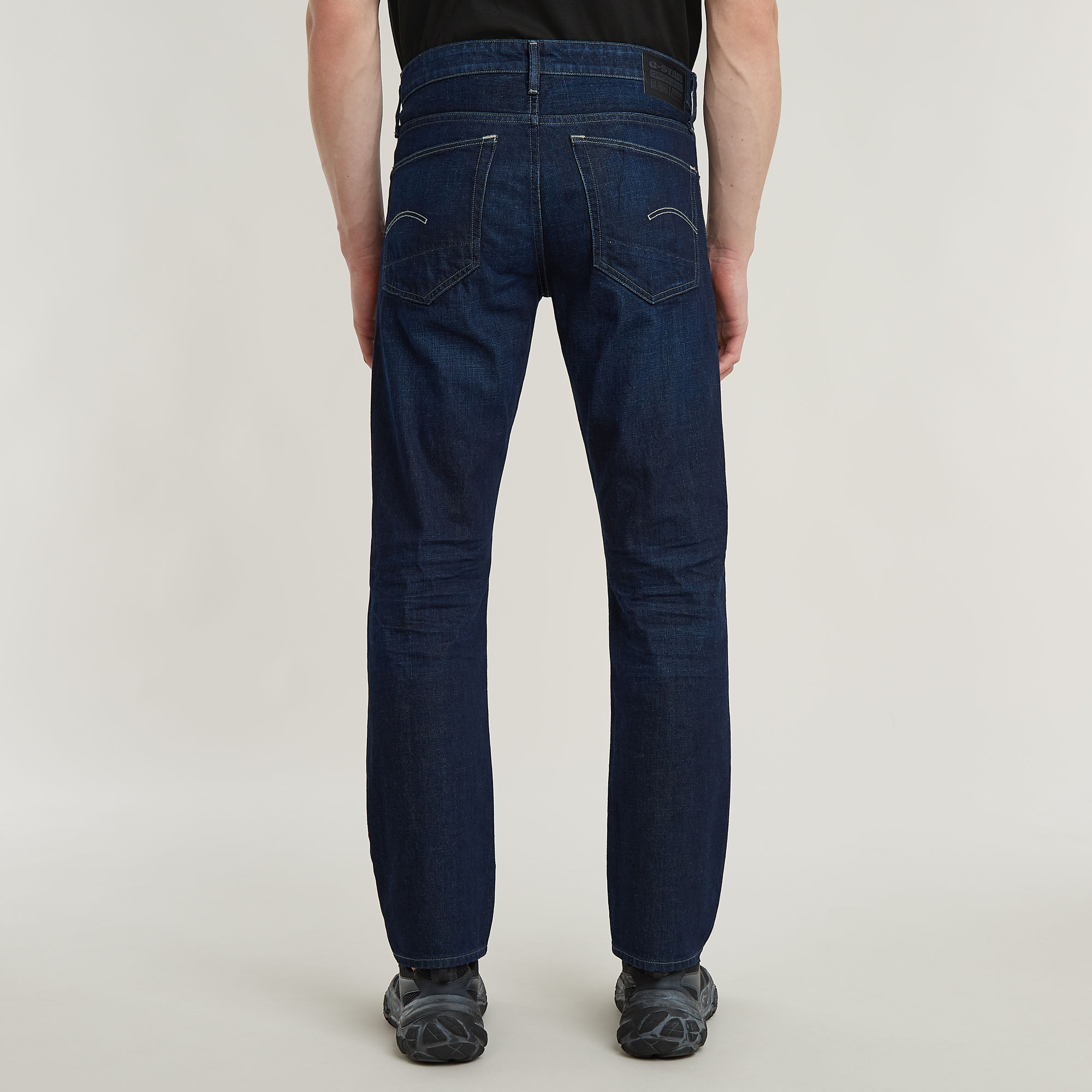 G-Star RAW 3301 Straight Jeans Donkerblauw Heren
