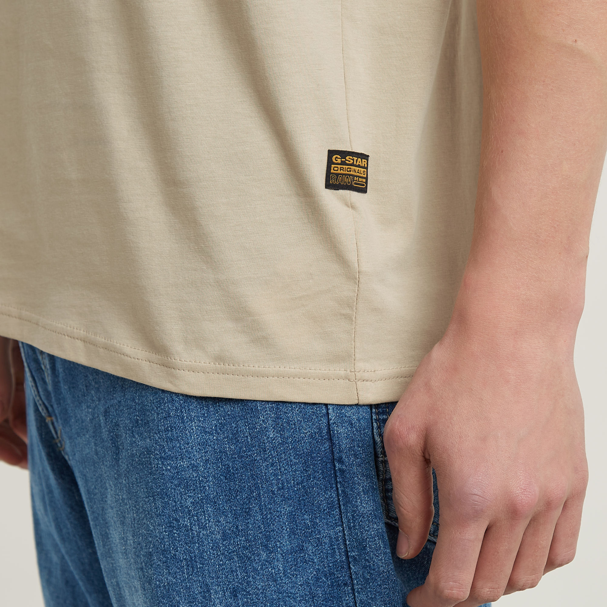 G-Star RAW Base-S T-Shirt Beige Heren