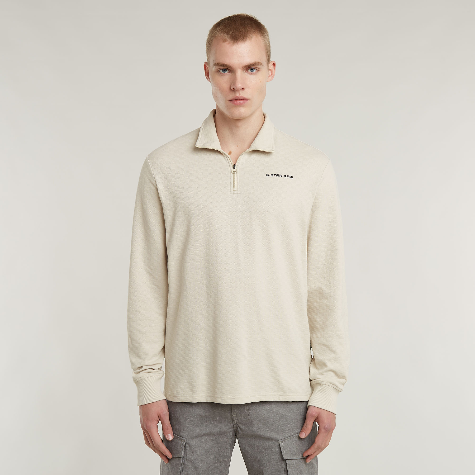 Checquard Tweeter Half Zip - s - G-Star RAW - Modalova