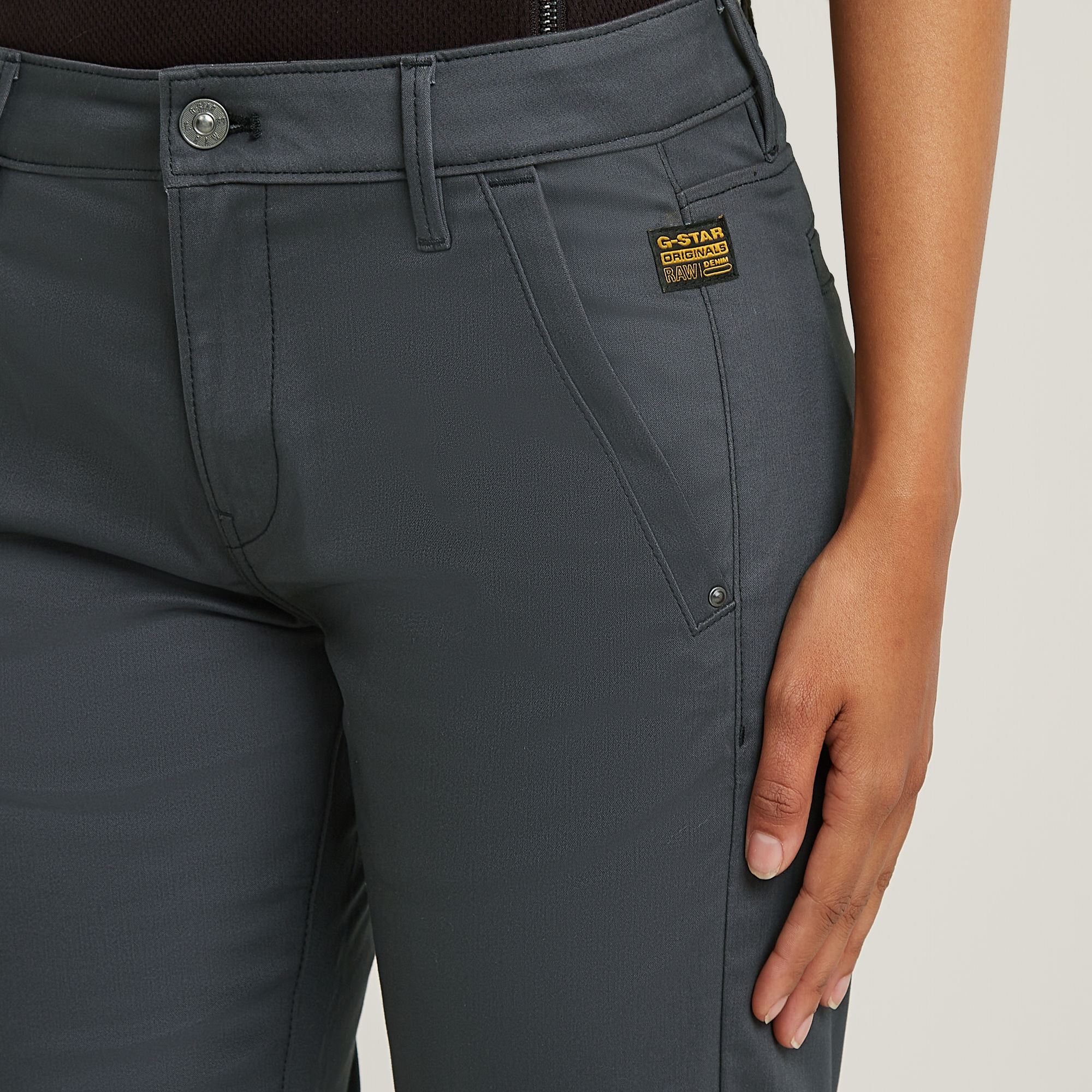 G-Star RAW Kate Boyfriend Chino Grijs Dames