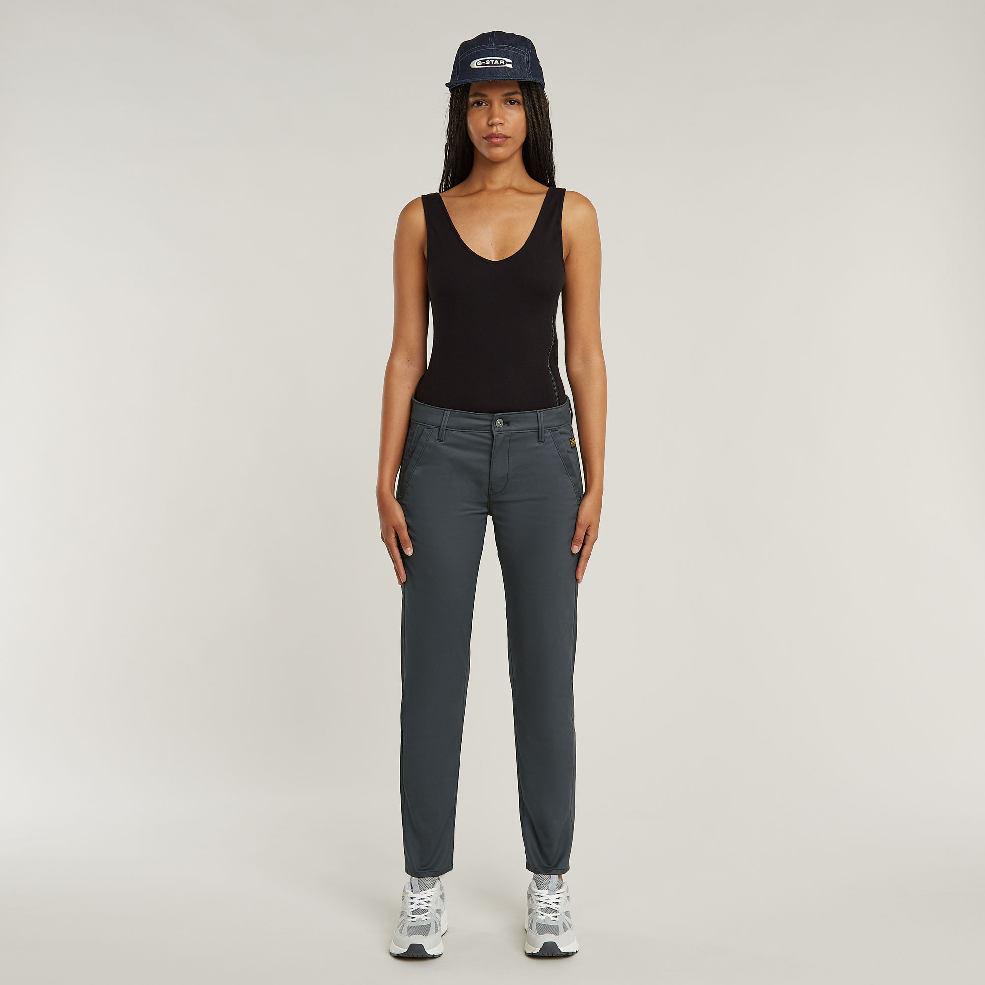 G-Star RAW Kate Boyfriend Chino Grijs Dames