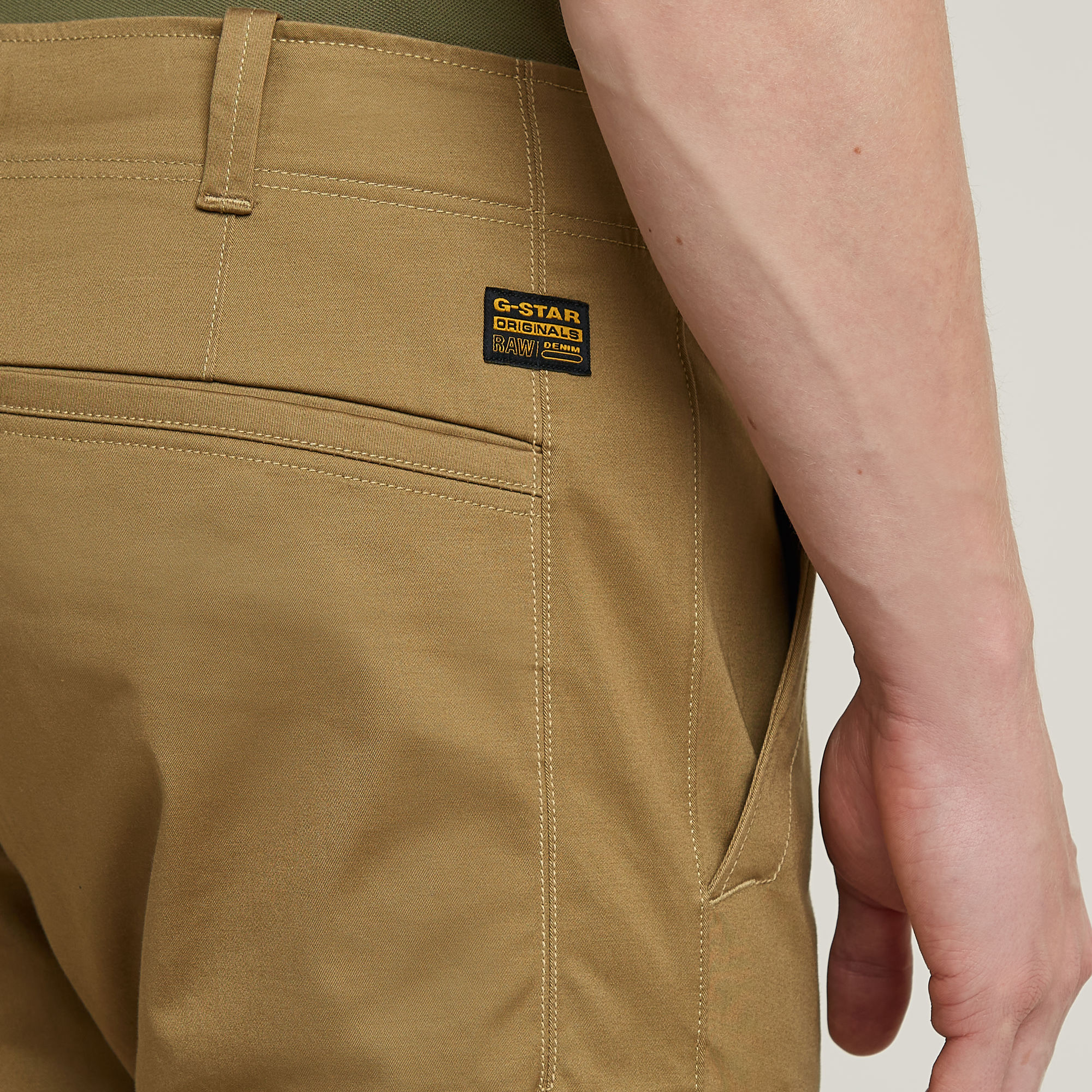 G-Star RAW Mosa Straight Chino Beige Heren
