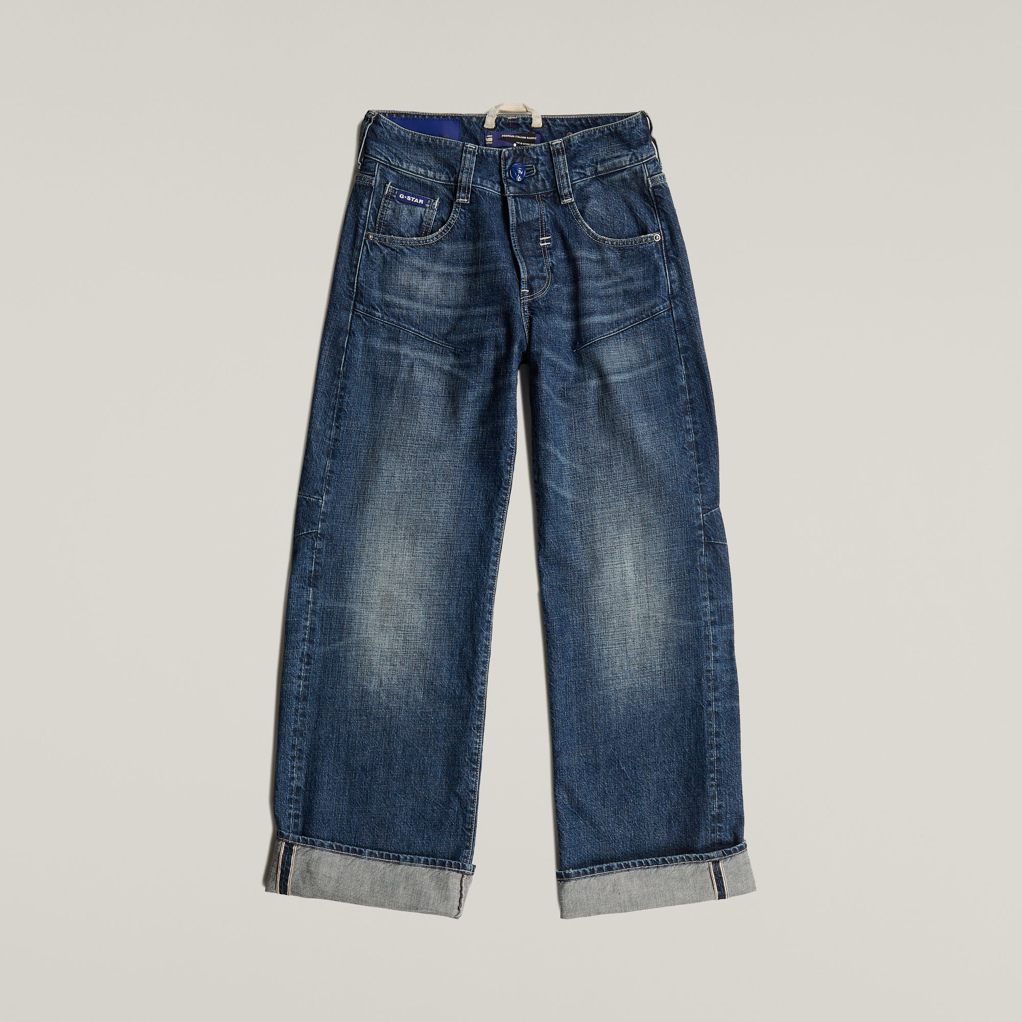 G-Star RAW G-STAR Origins Bowey 3D Selvedge Jeans Donkerblauw Dames
