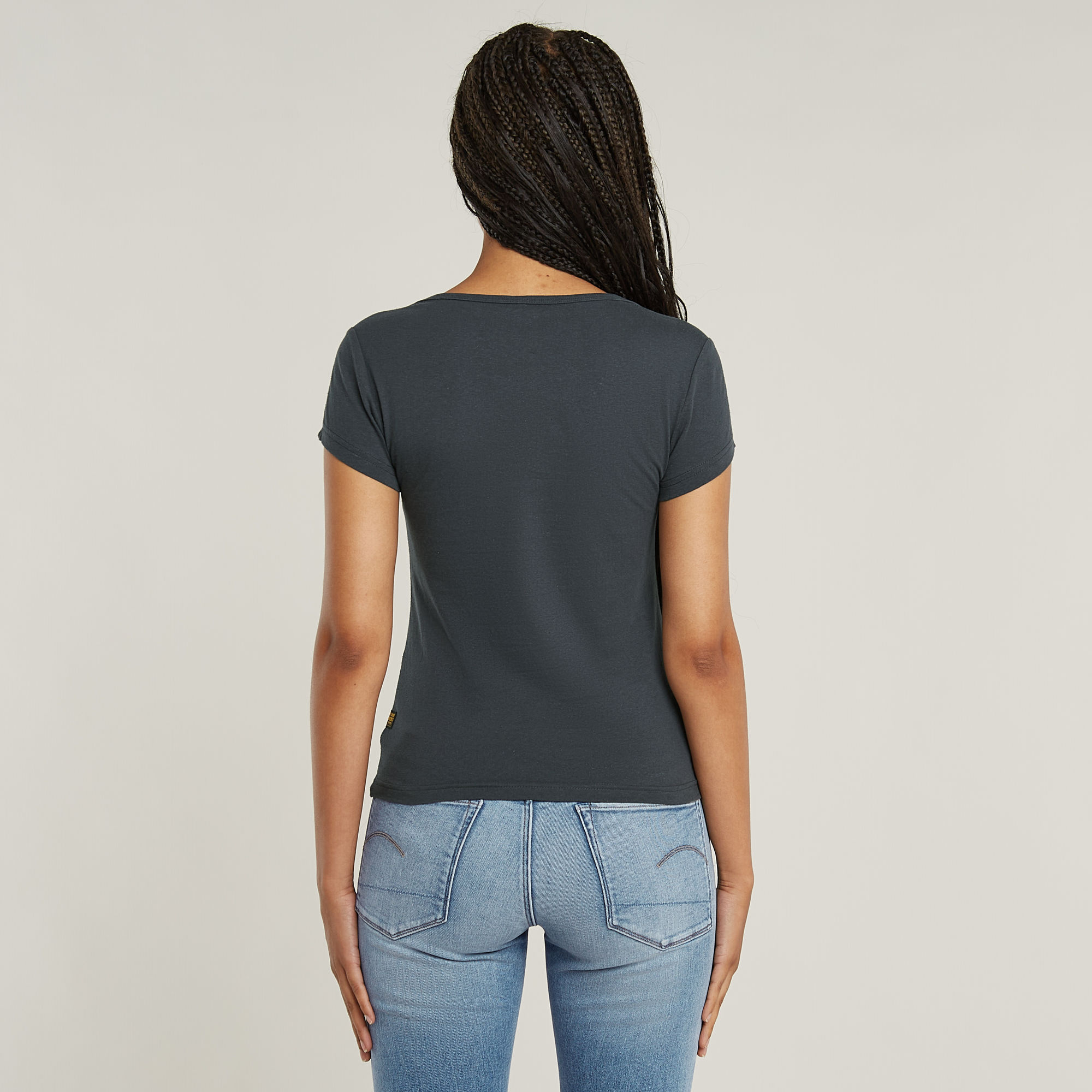 G-Star RAW Sweet Heart Slim Top Grijs Dames