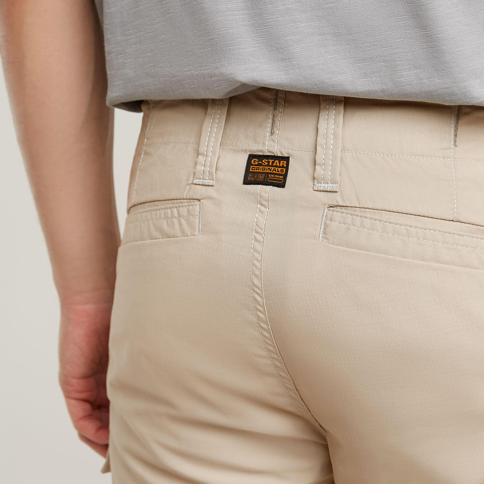 G-Star RAW 3D Regular Cargo Short Beige Heren