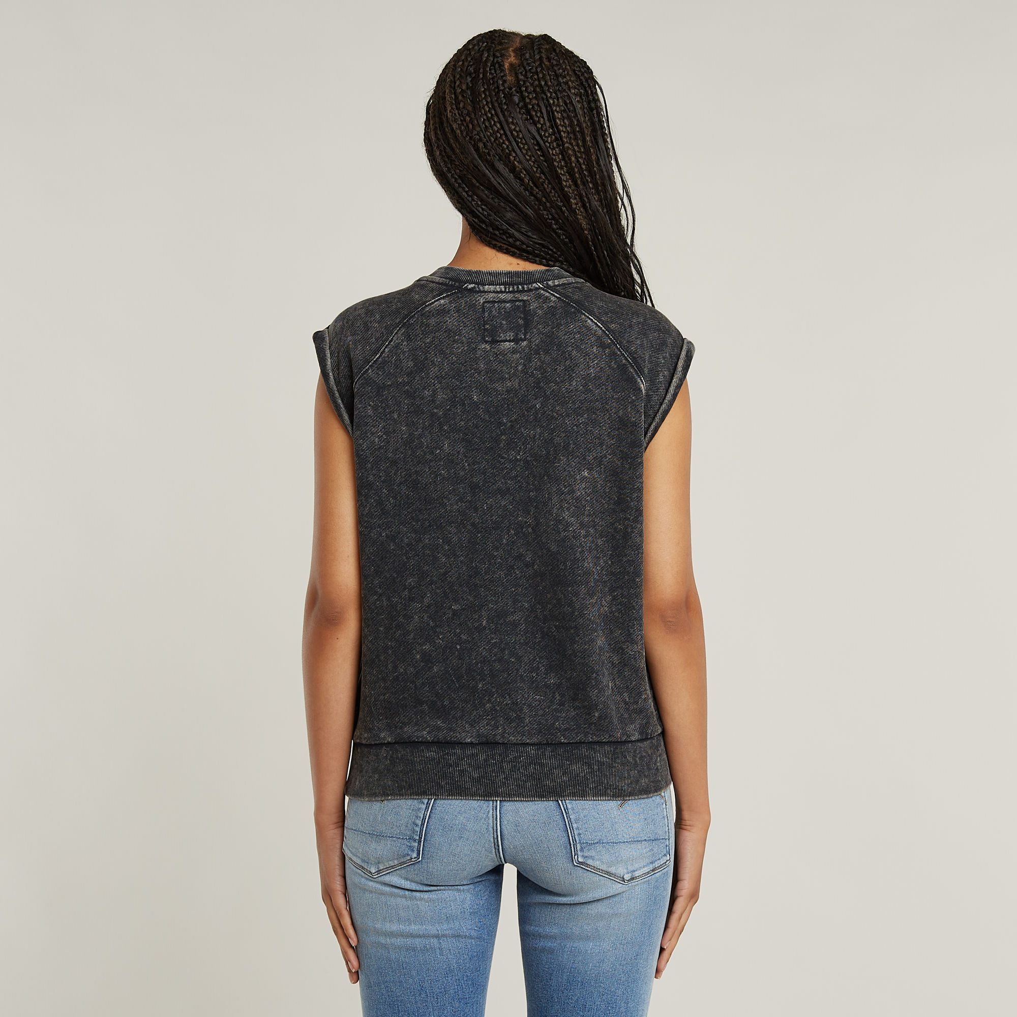 G-Star RAW Washed Sweater Grijs Dames