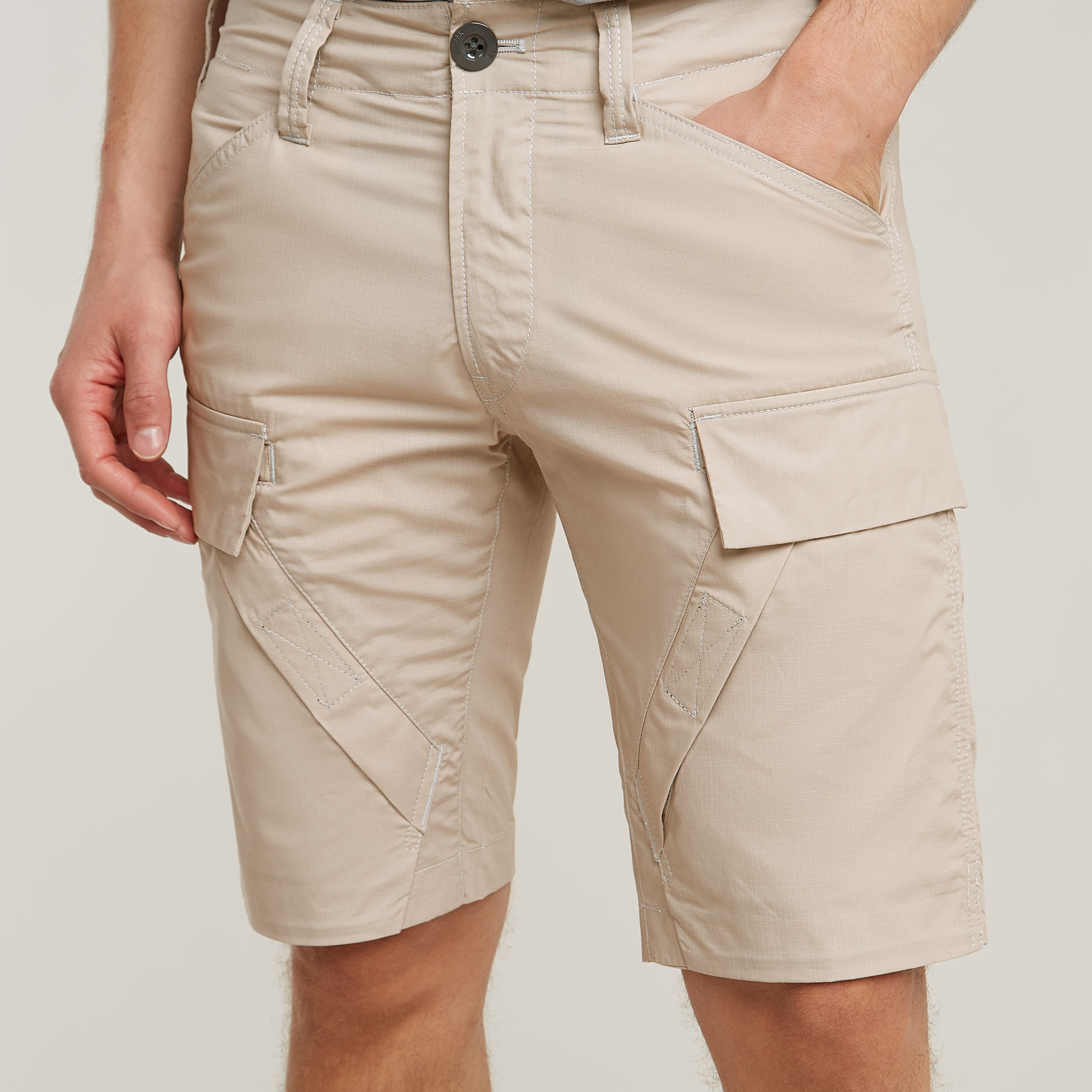 G-Star RAW 3D Regular Cargo Short Beige Heren