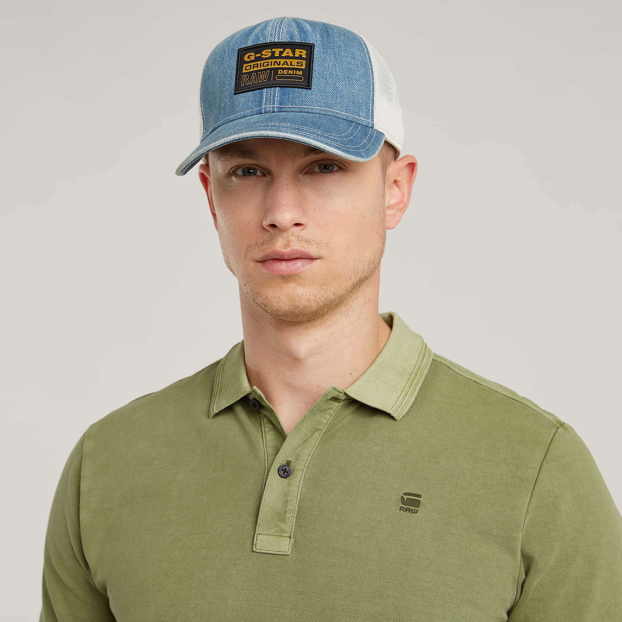 G-Star RAW Dunda Overdyed Slim Polo Groen Heren