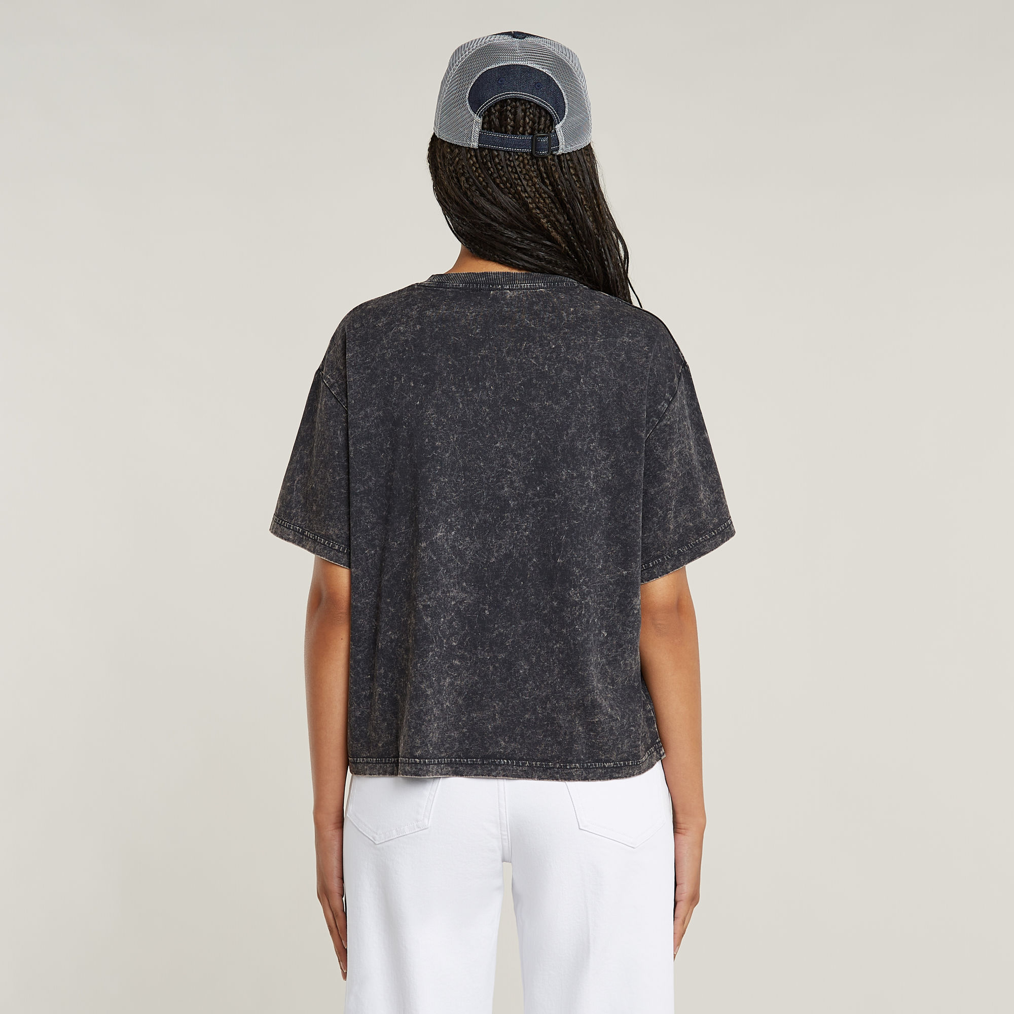 G-Star RAW Washed G-Script T-shirt Grijs Dames