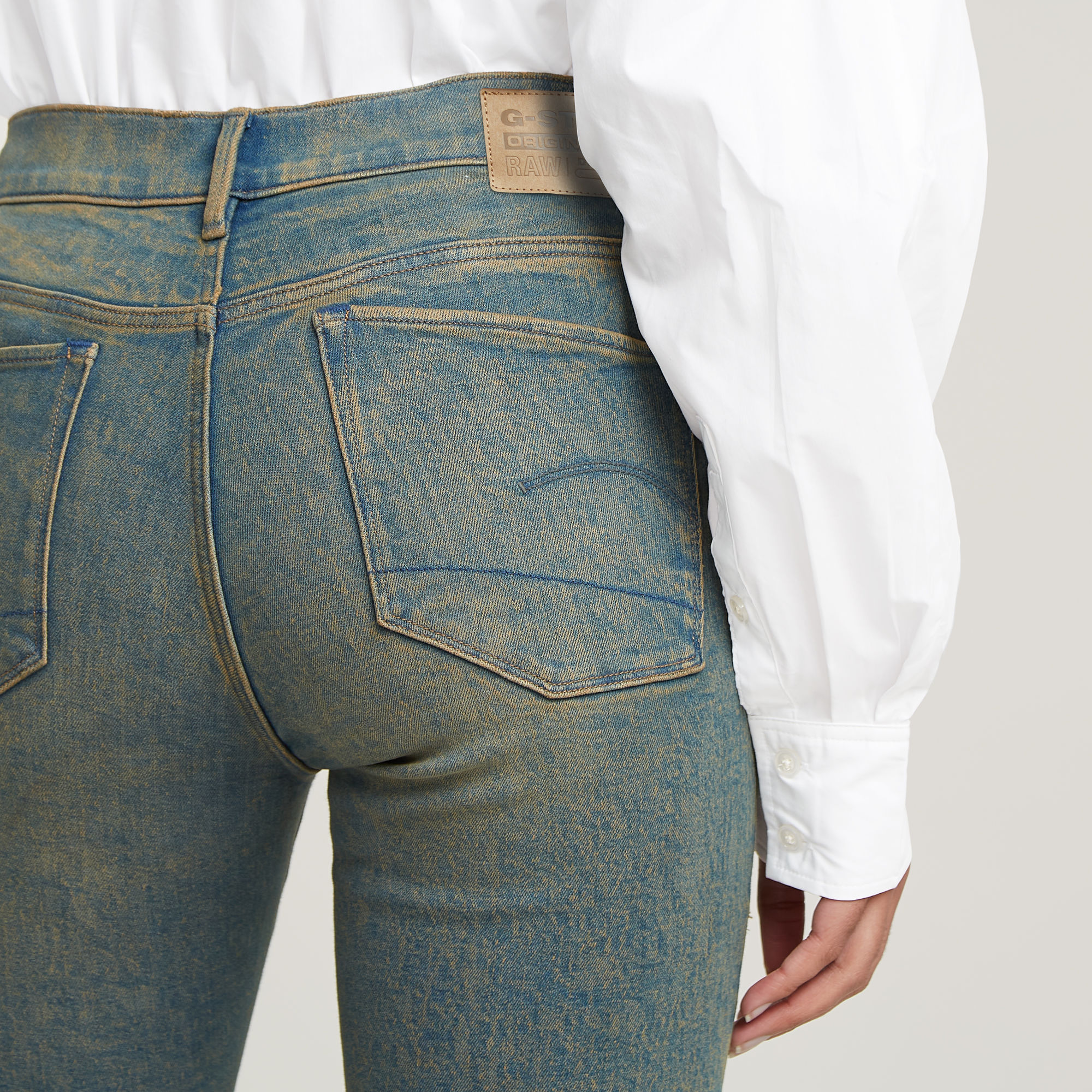 G-Star RAW 3301 Skinny Jeans Donkerblauw Dames