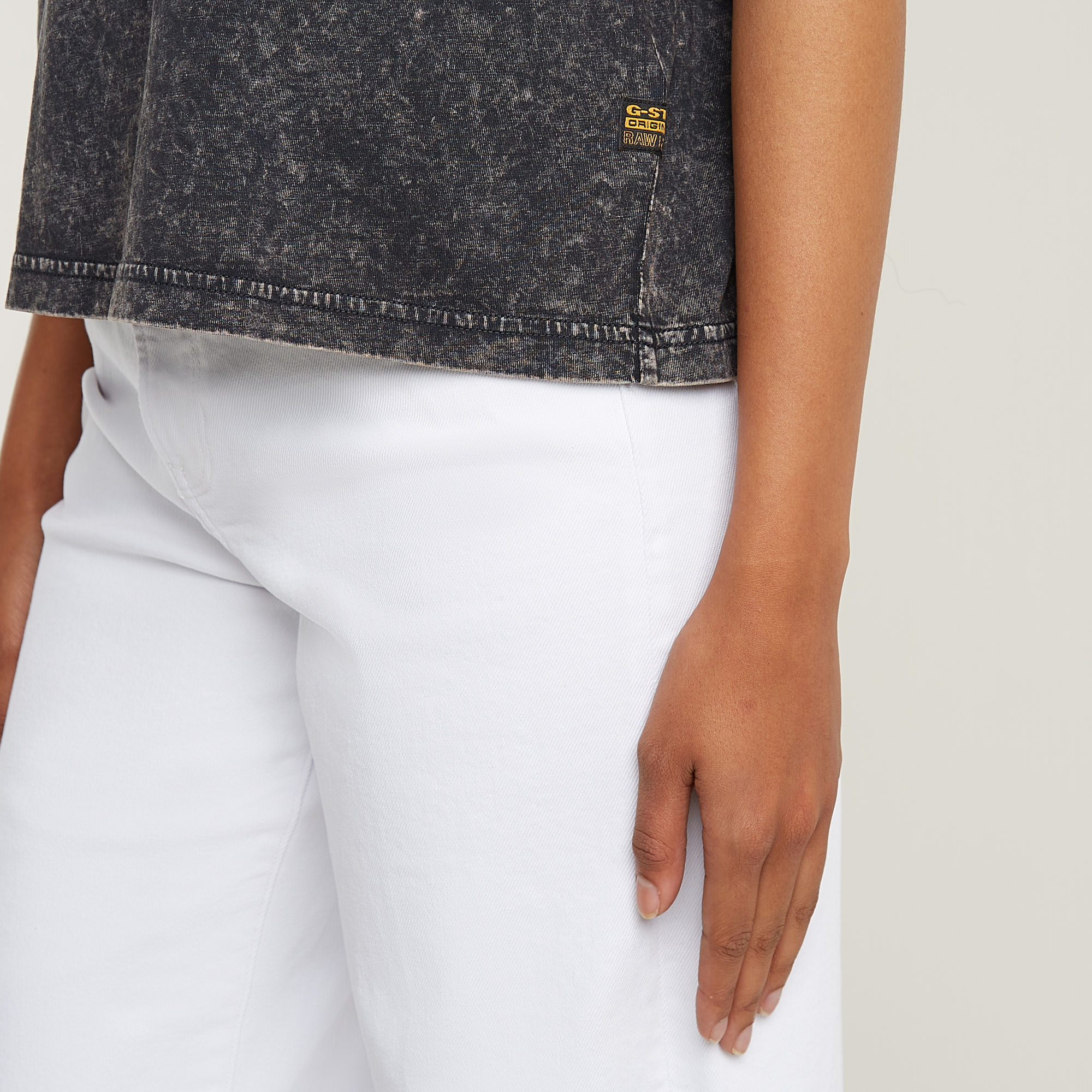G-Star RAW Washed G-Script T-shirt Grijs Dames