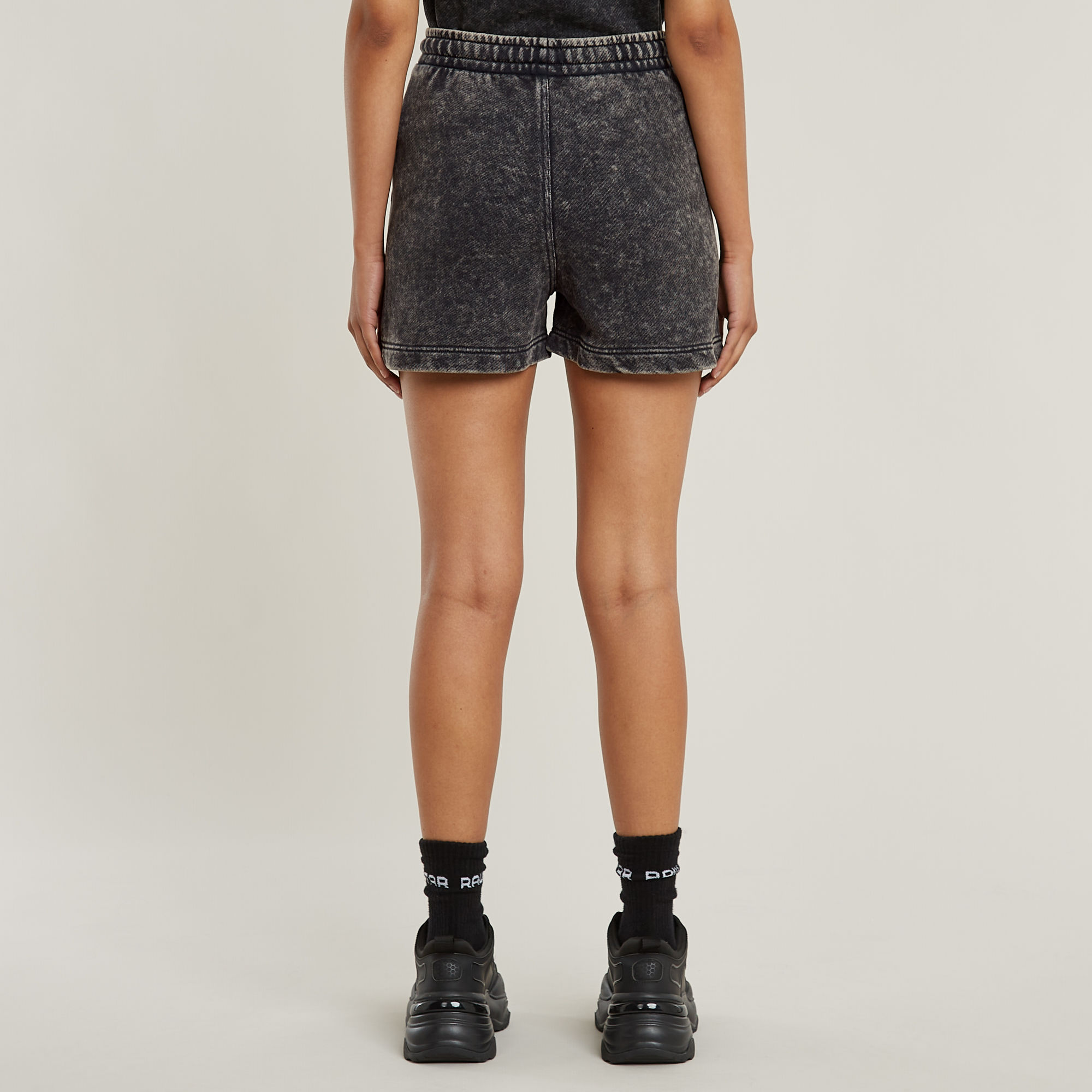 G-Star RAW Overdyed Sweat Short Grijs Dames