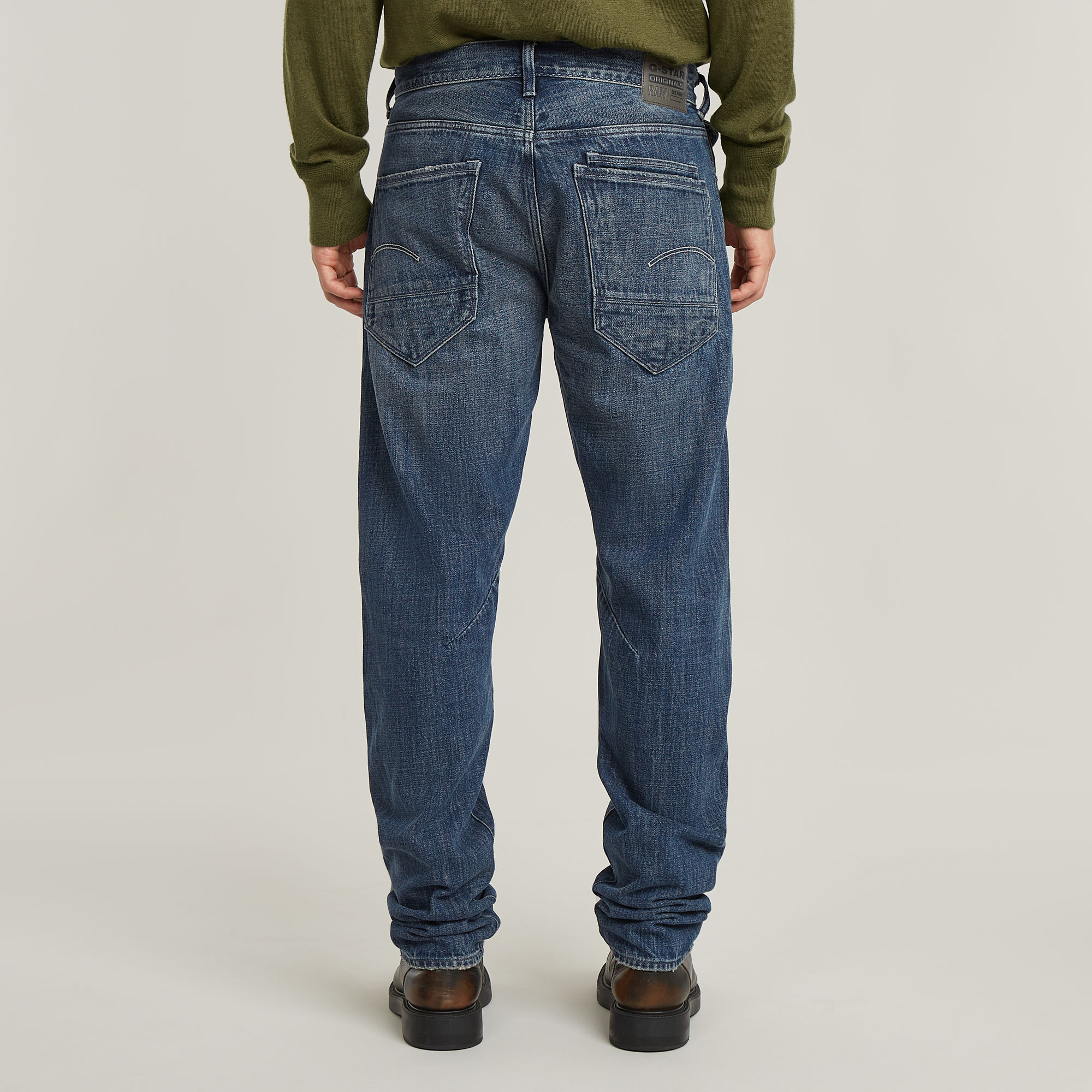 G-Star RAW Morry FWD 3D Regular Tapered Jeans Midden blauw Heren