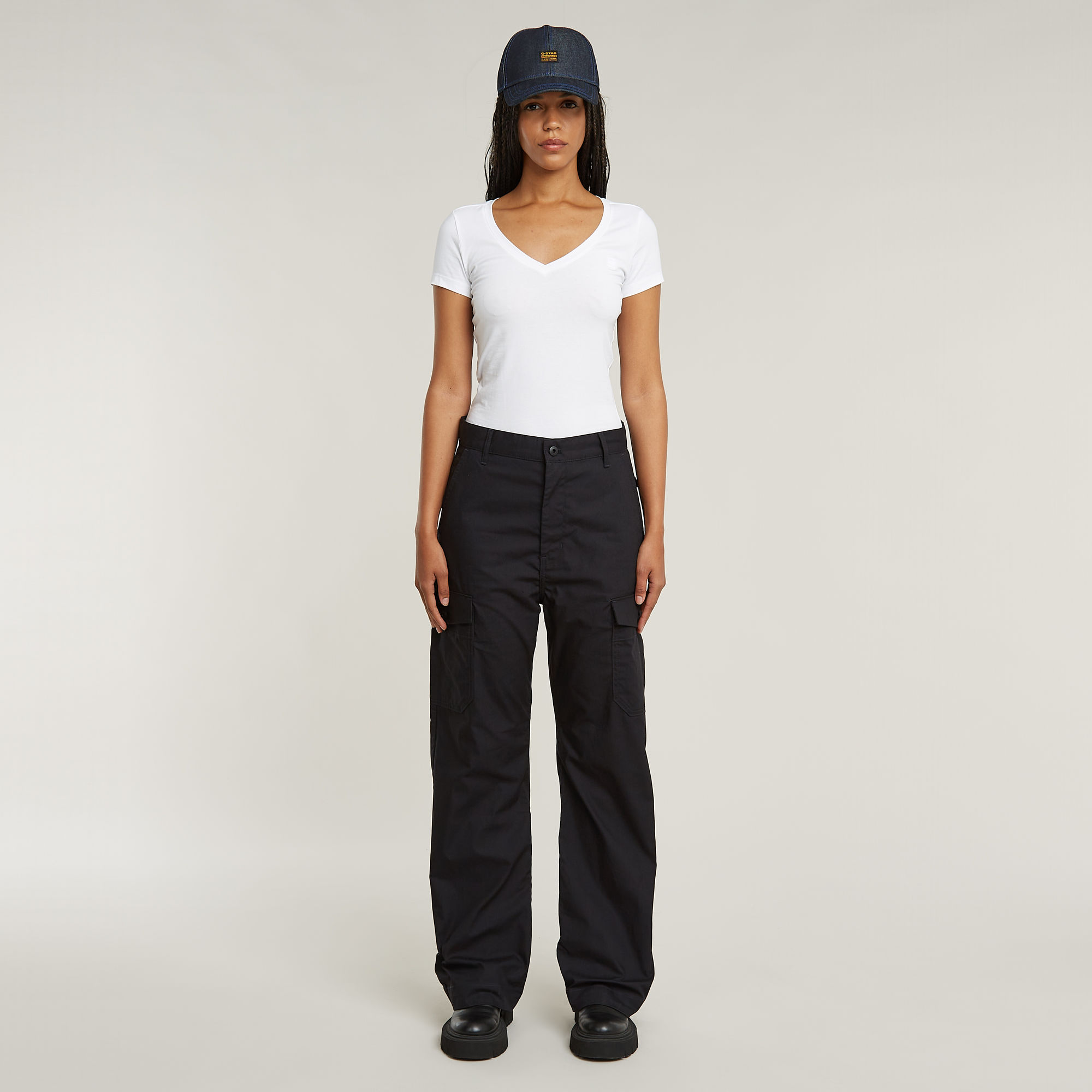 G-Star RAW Regular Cargo Broek Zwart Dames