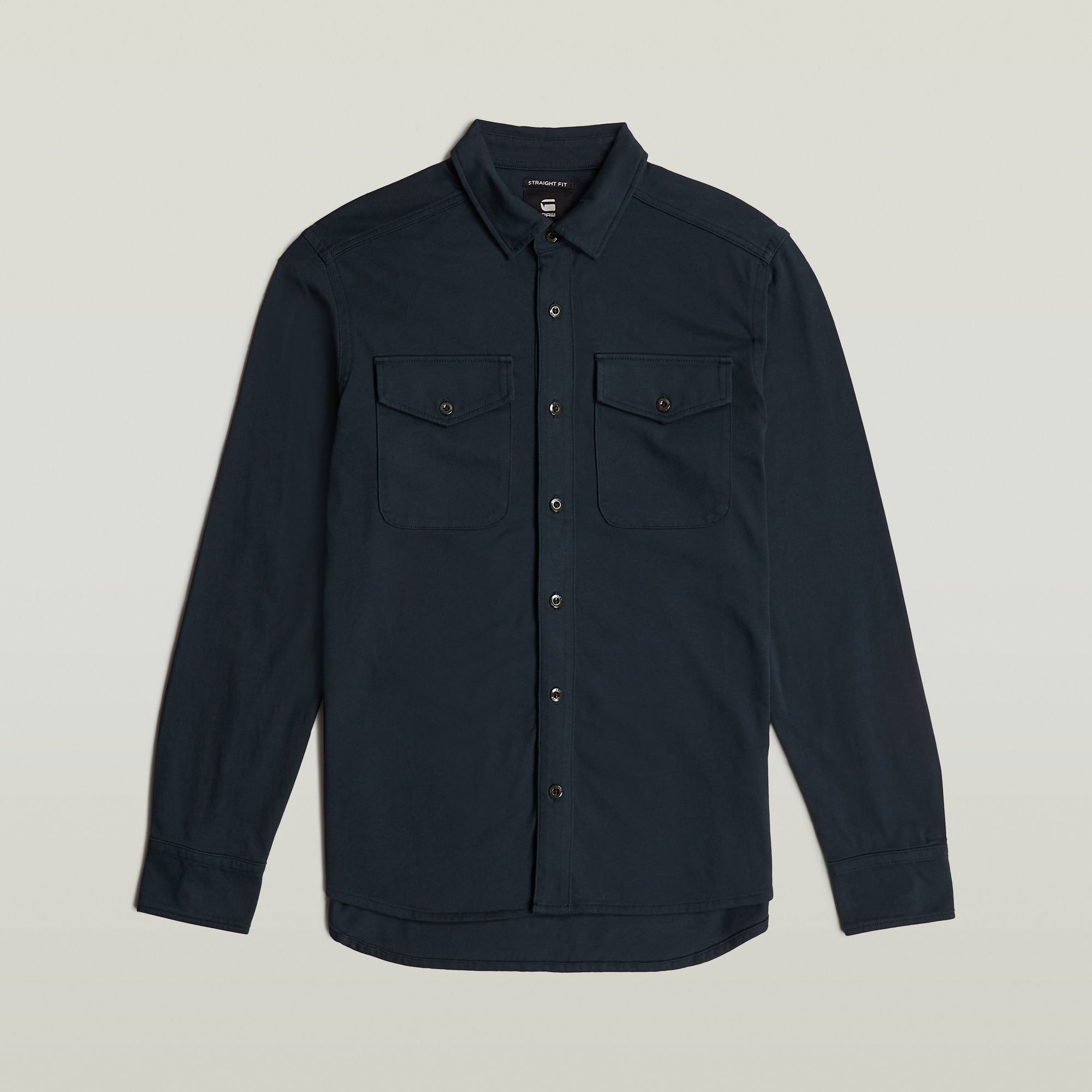 G-Star RAW Jersey Shirt Marine Pockets Donkerblauw Heren