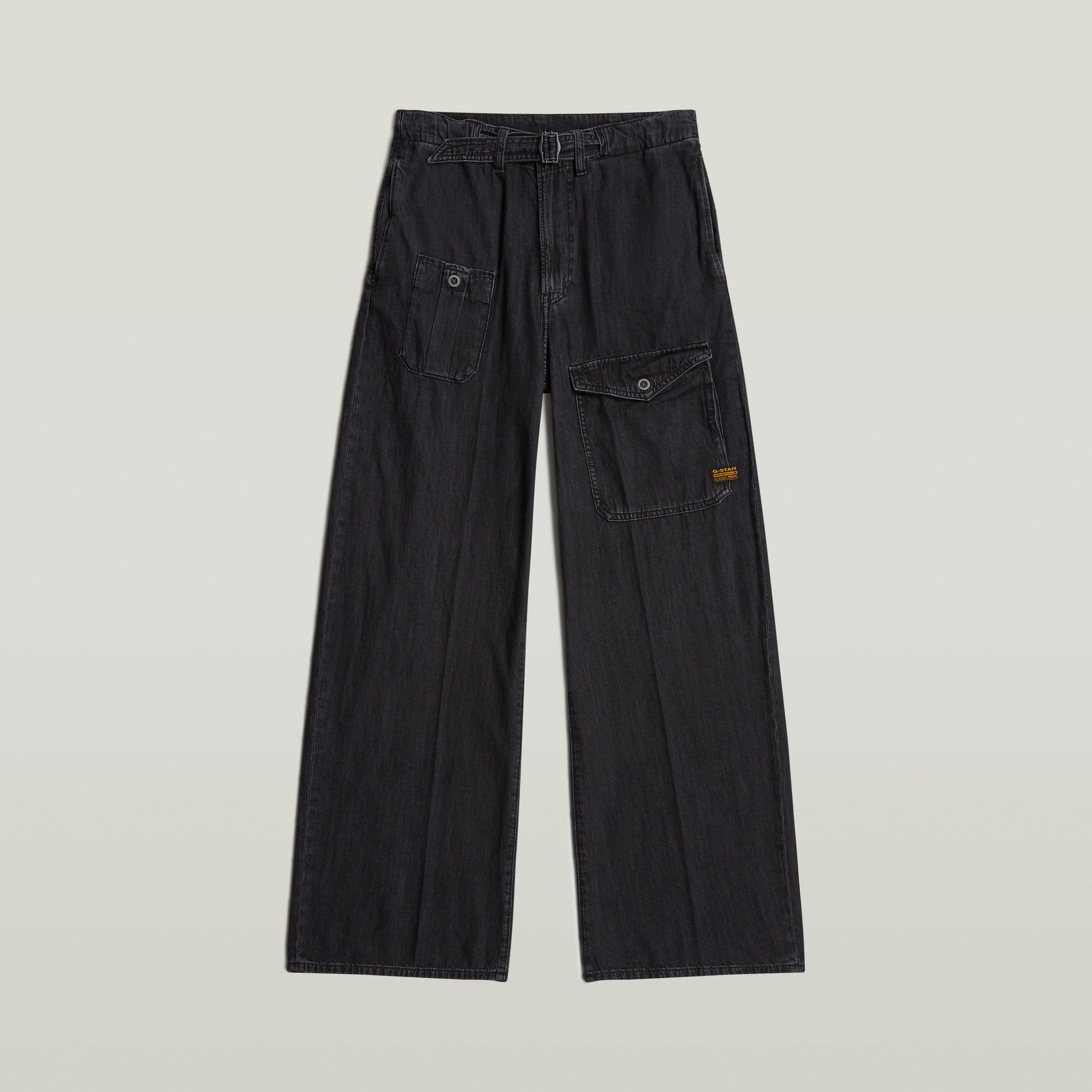 G-Star RAW Belted Cargo Loose Jeans Zwart Dames