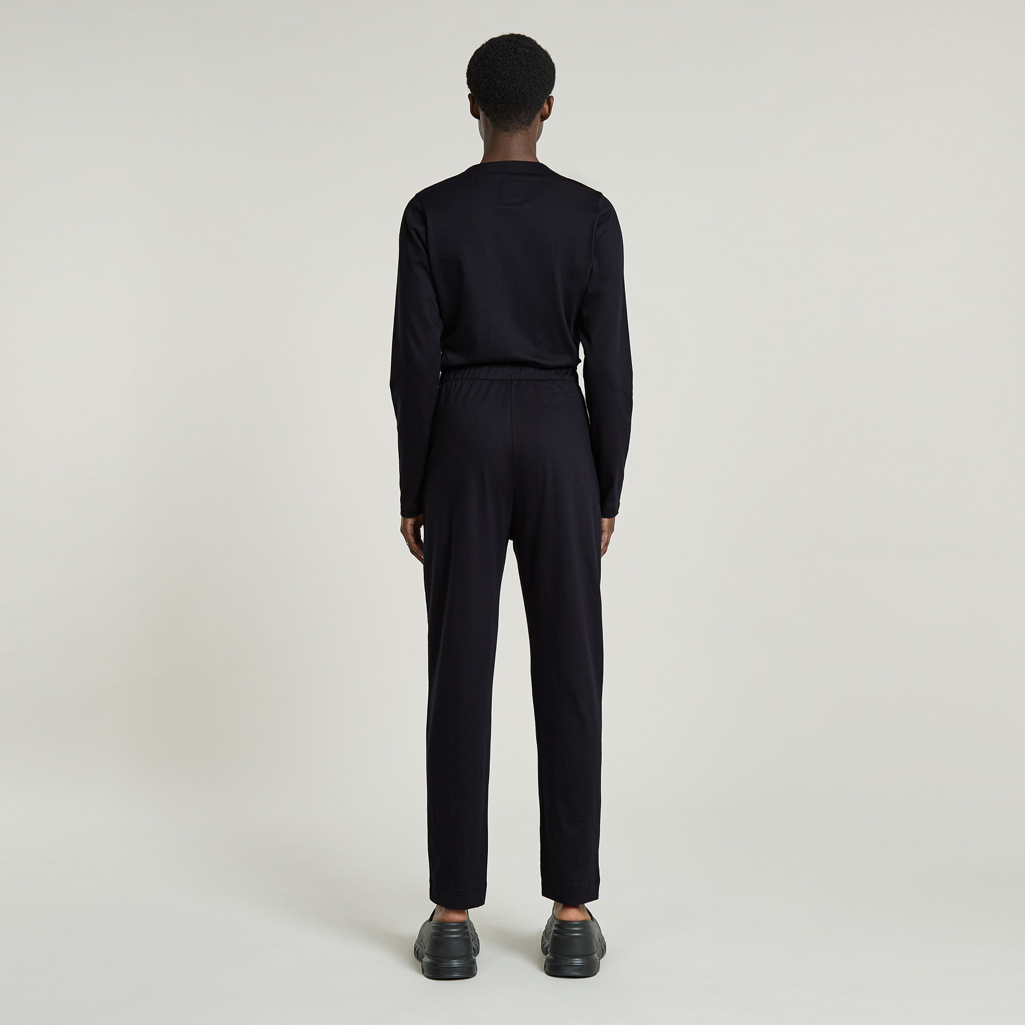G-Star RAW Wide Leg Jumpsuit Zwart Dames