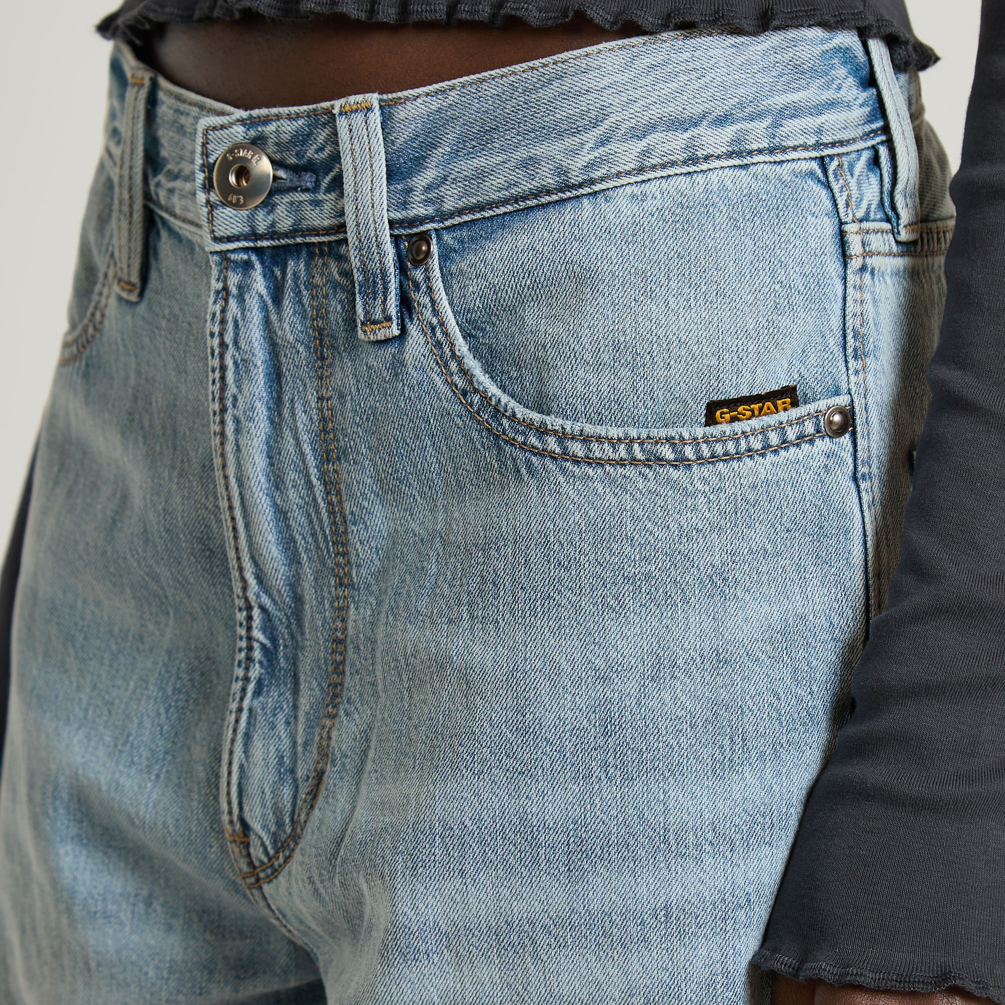G-Star RAW Type 96 Loose Short Lichtblauw Dames