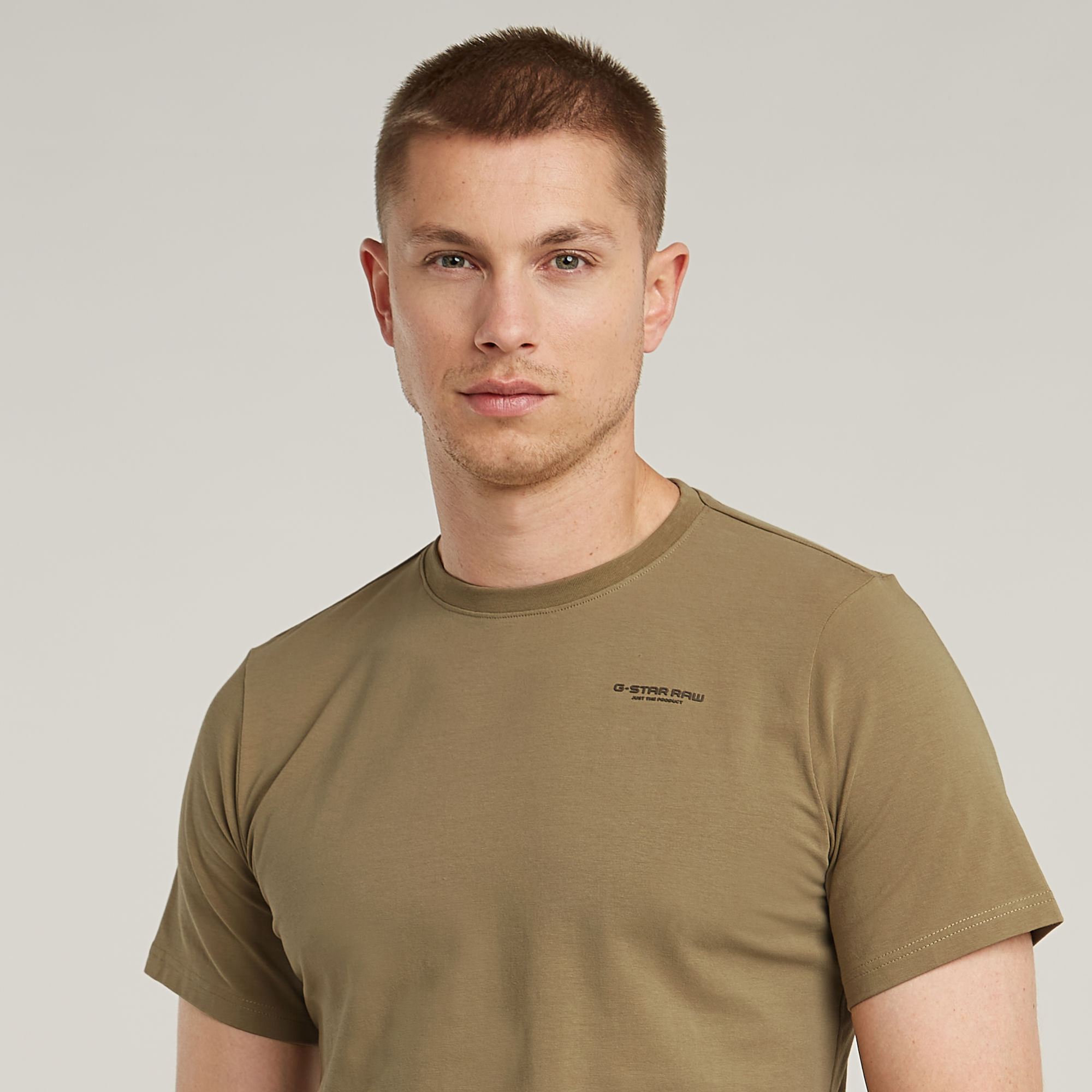 G-Star RAW Slim Base T-Shirt Groen Heren