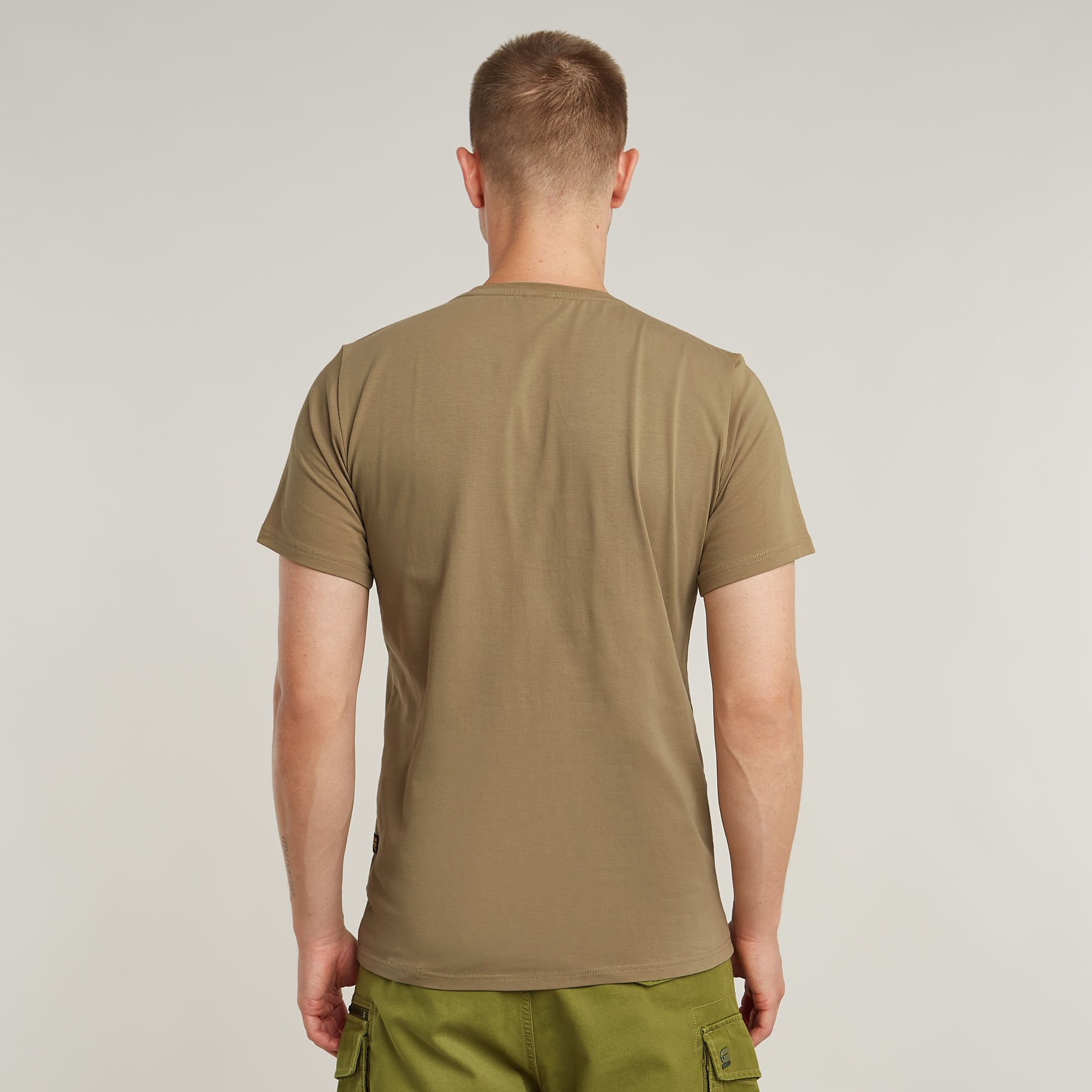 G-Star RAW Slim Base T-Shirt Groen Heren