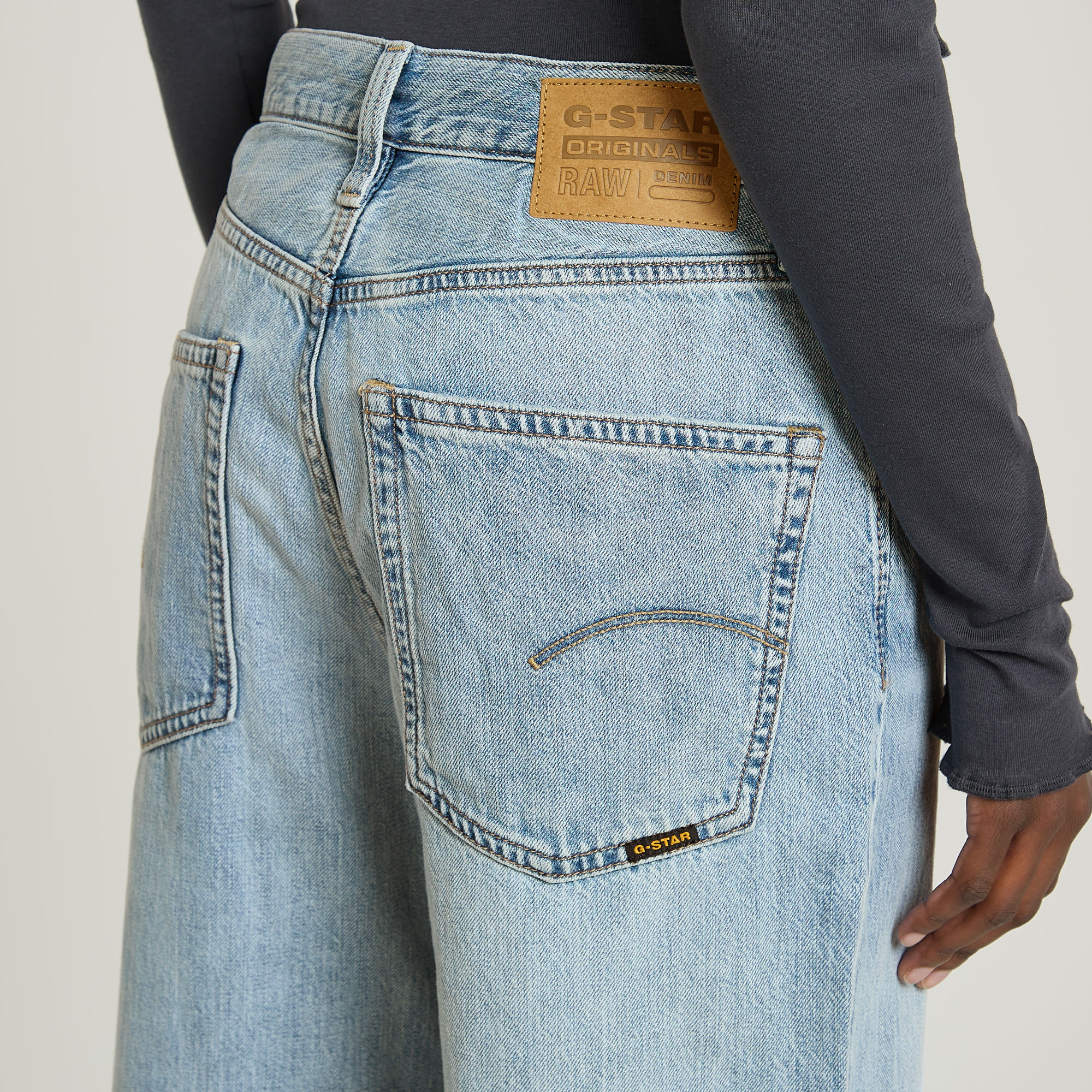 G-Star RAW Type 96 Loose Short Lichtblauw Dames