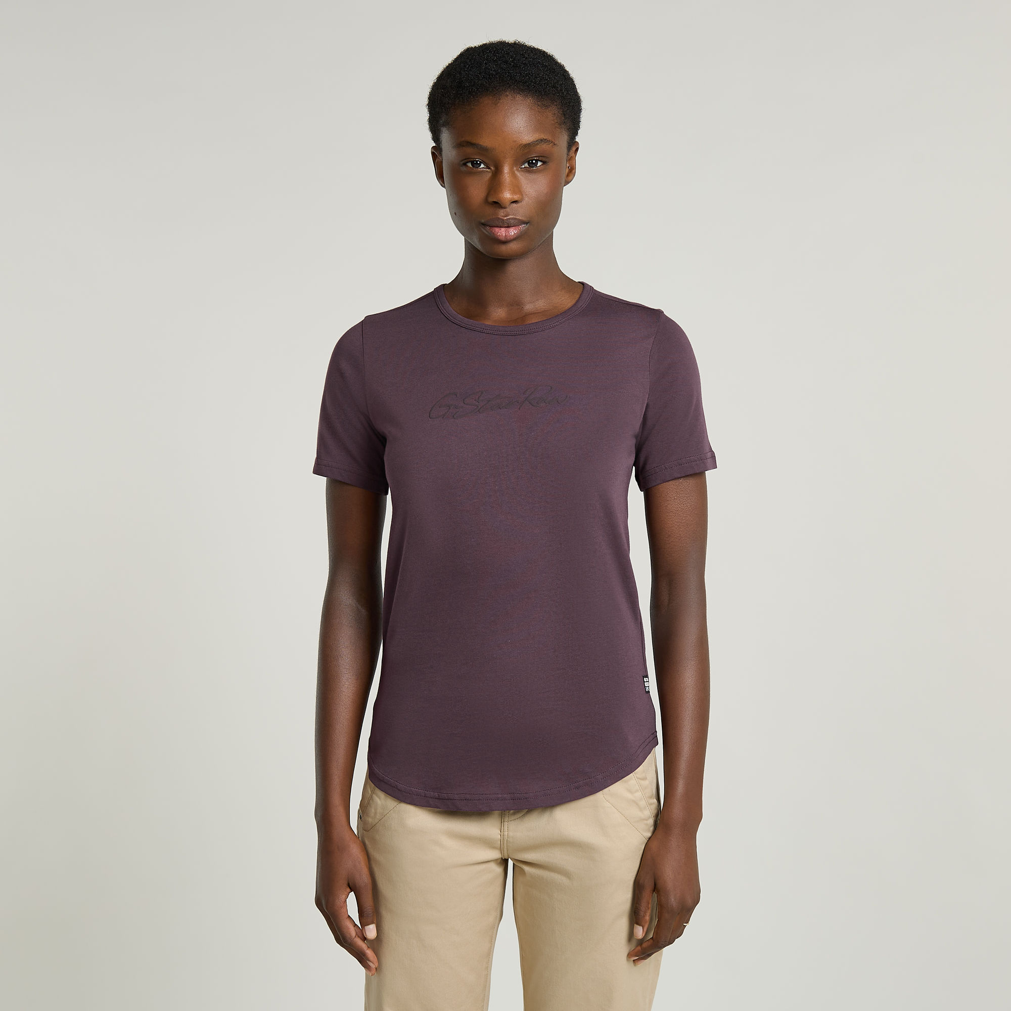 Autograph Slim Top - Lila - Damen