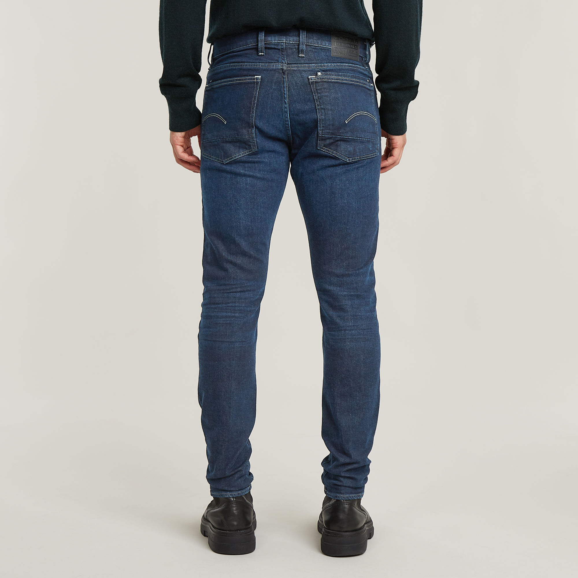G-Star RAW Lancet Skinny Jeans Donkerblauw Heren