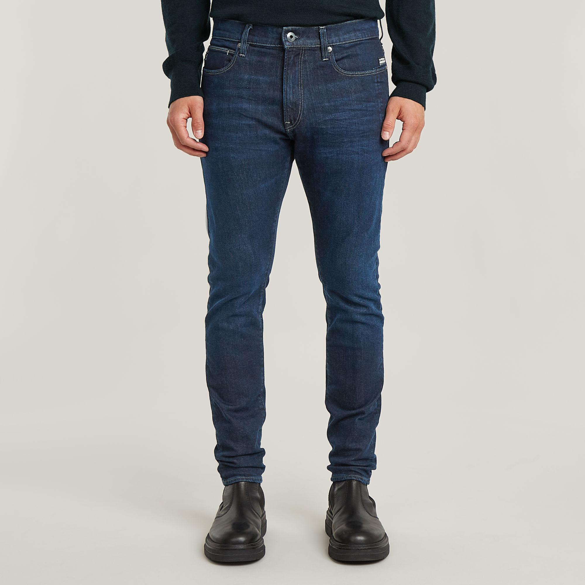 

Lancet Skinny Jeans - Dark blue - Men